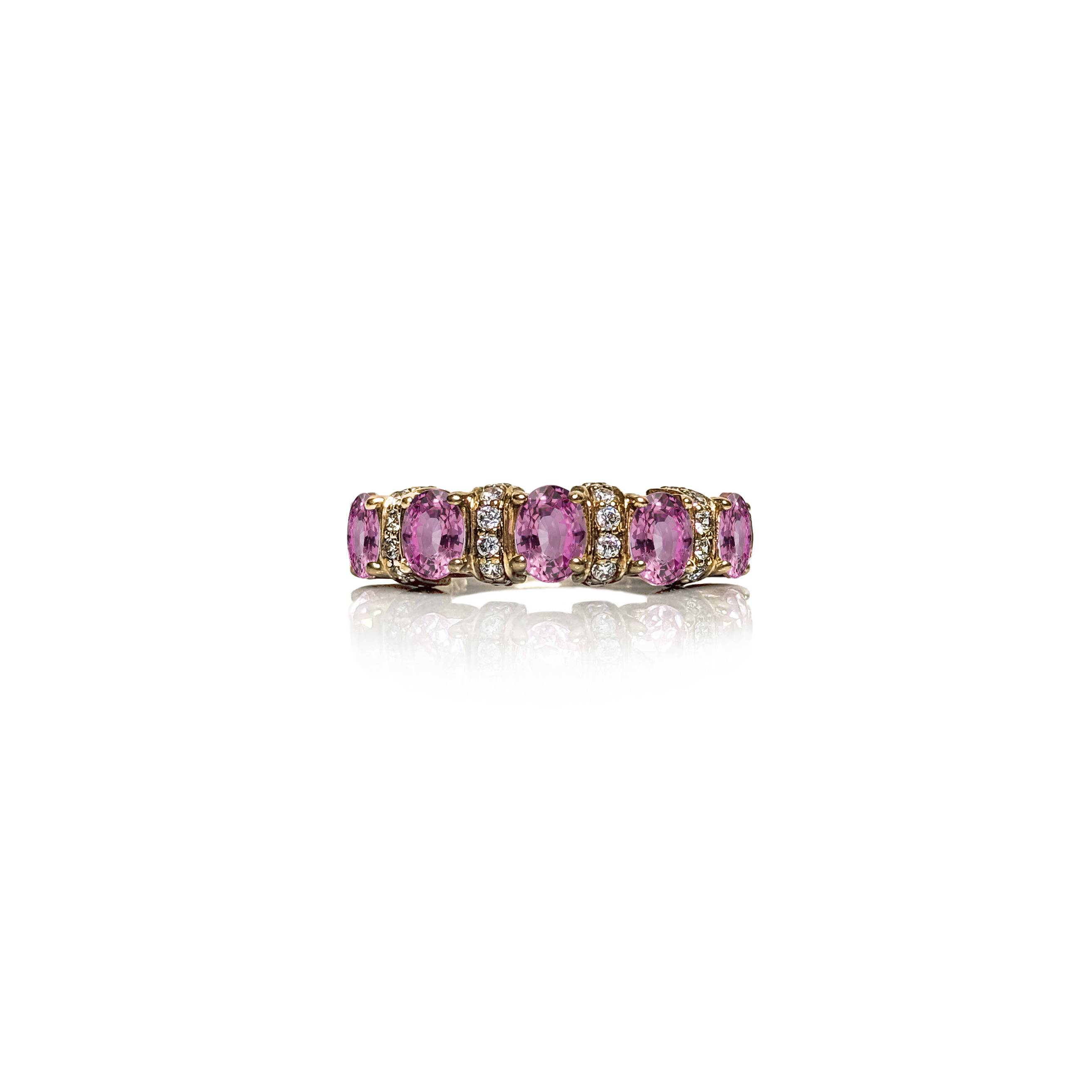 Always Eternity Pink Sapphire Ring - Image 3