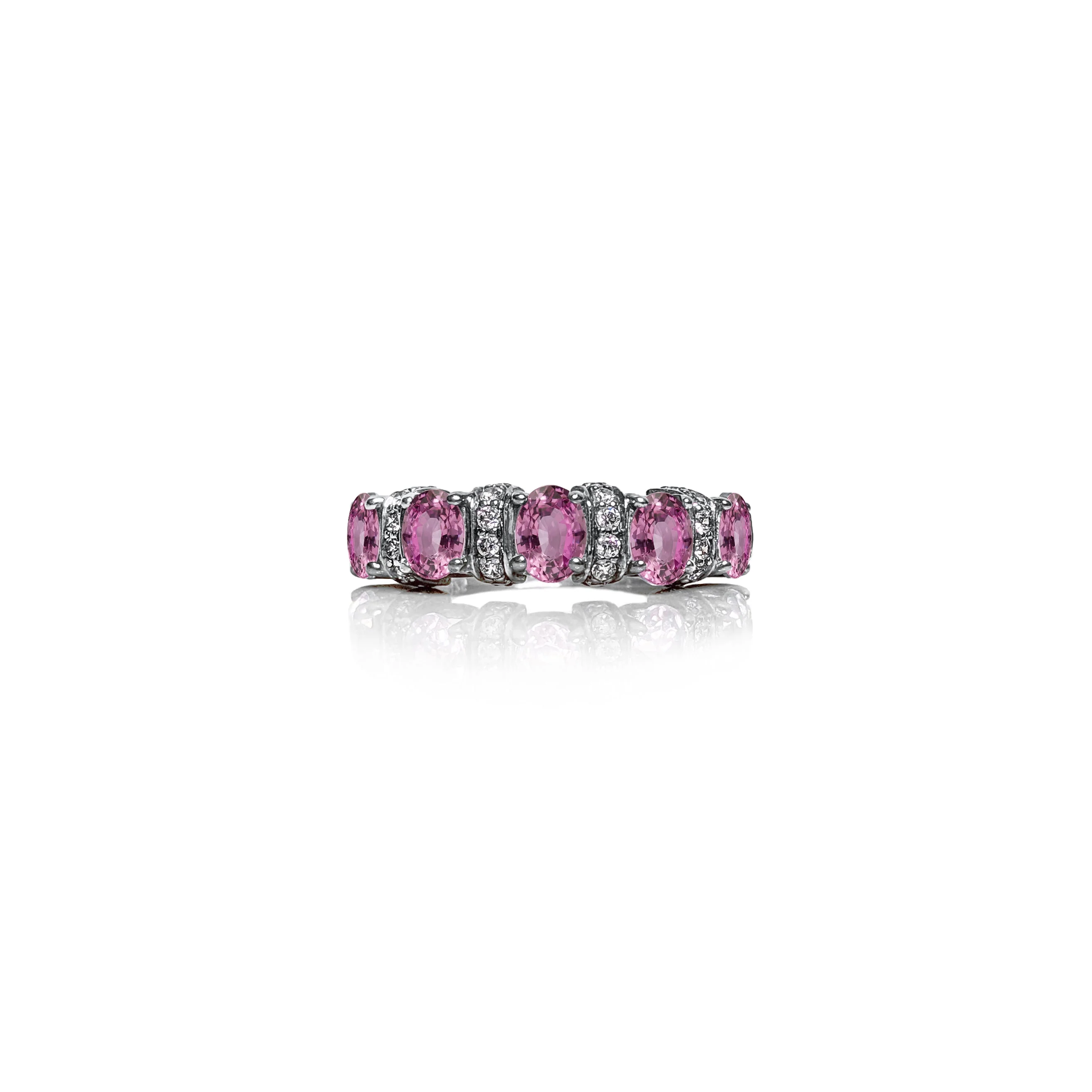 Always Eternity Pink Sapphire Ring - Image 5