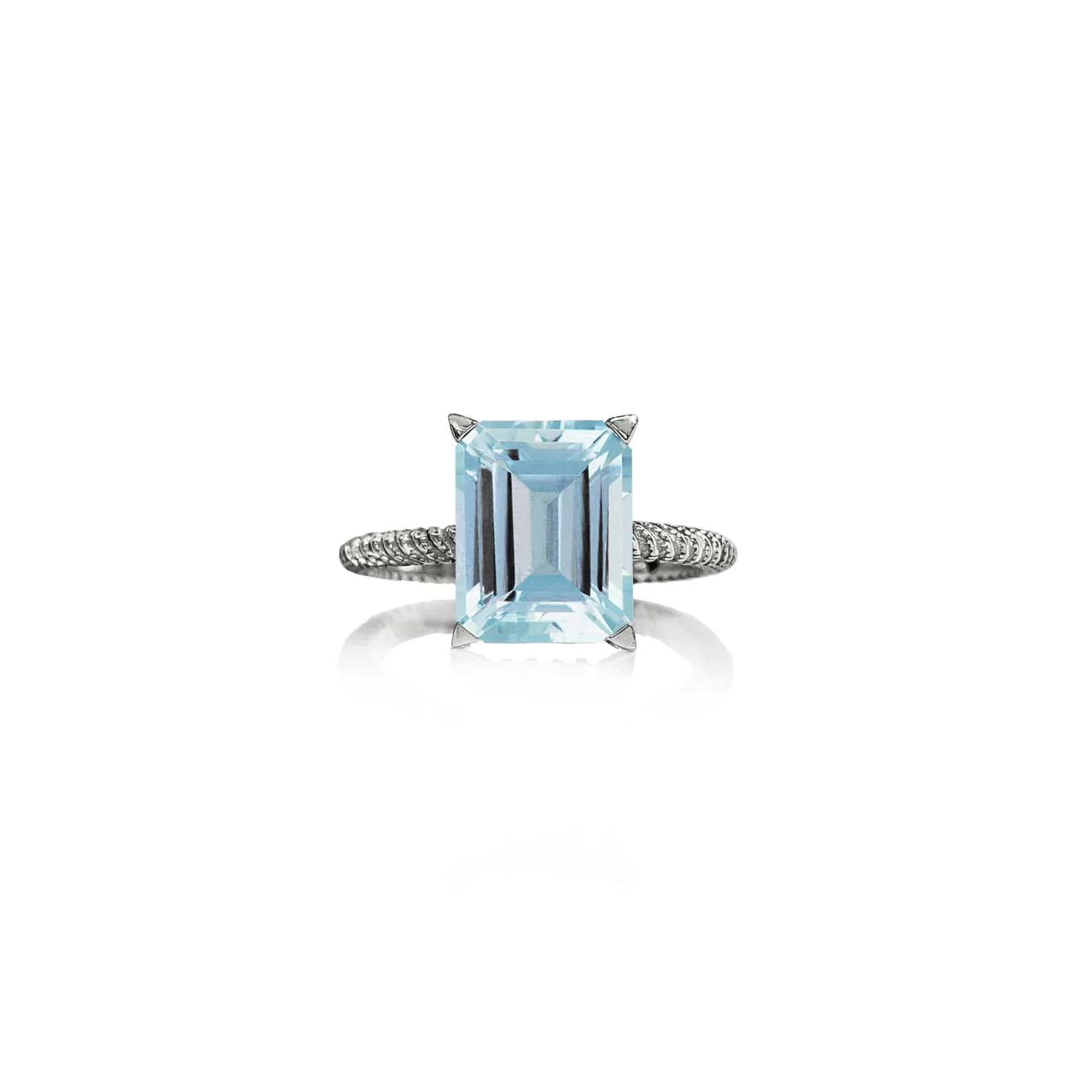 Aqua Perlina Engagement Ring - Image 3