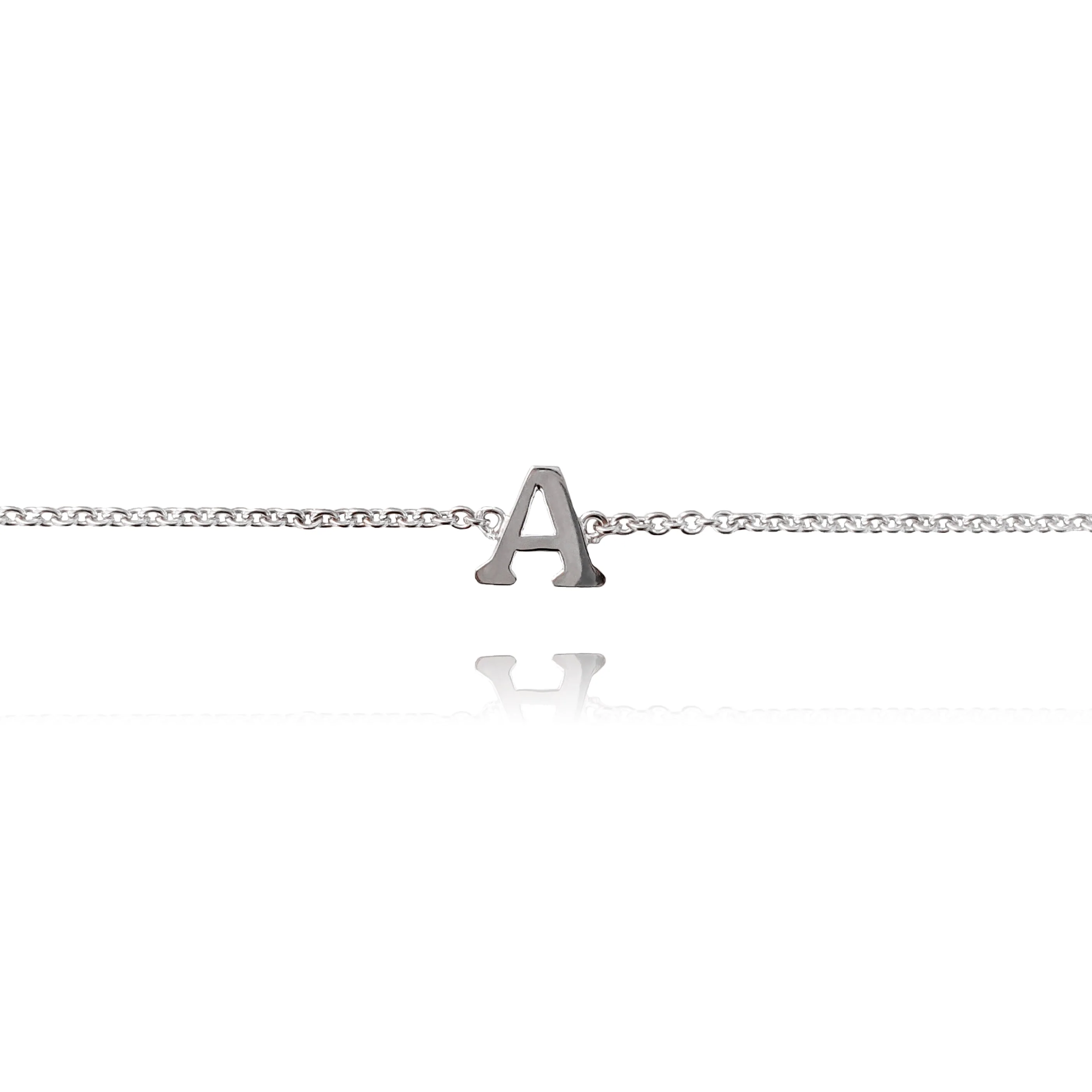 Baby Gold Initial Bracelet - Image 4