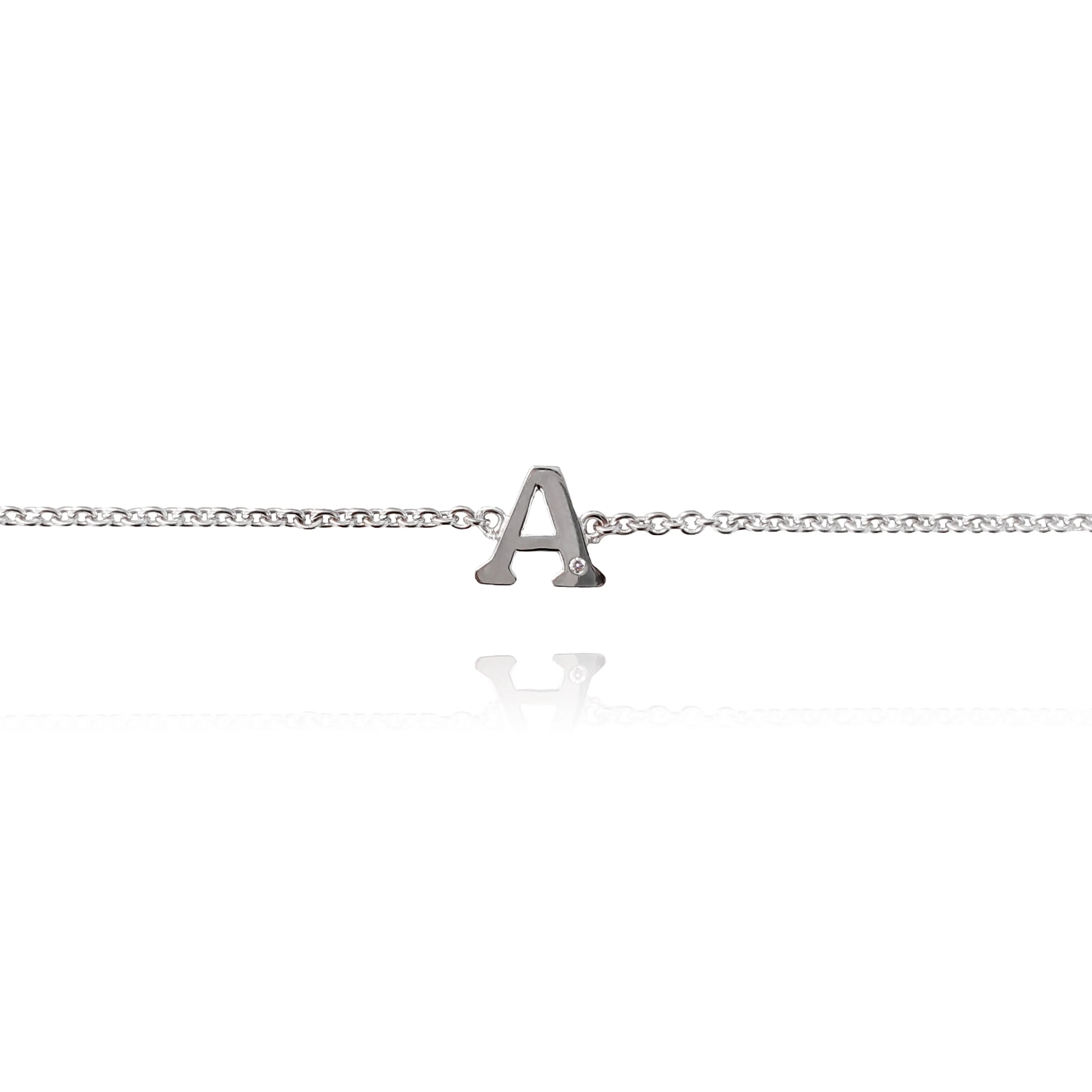 Baby Gold Initial Bracelet - Image 7