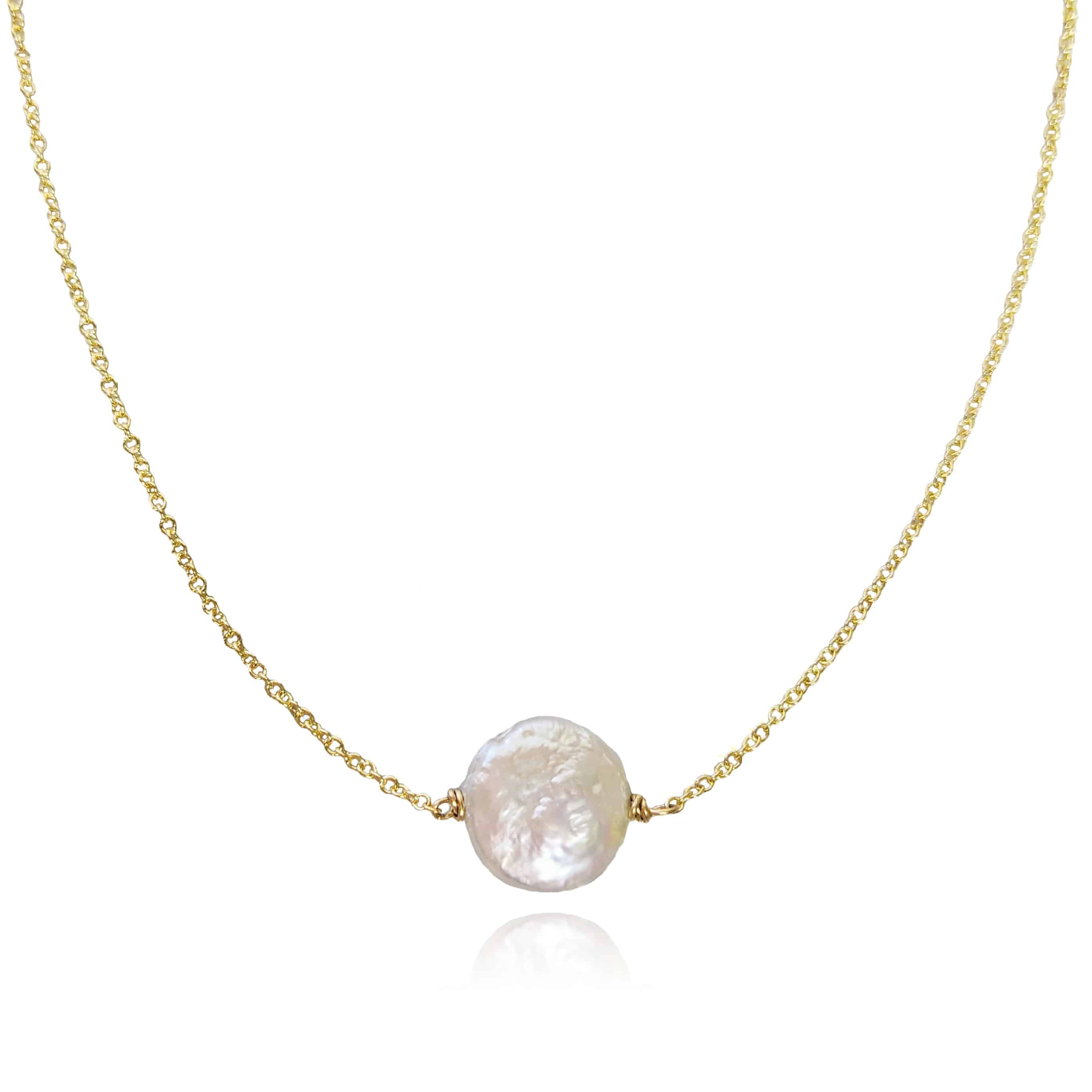 Coin Pearl Necklace - Image 3