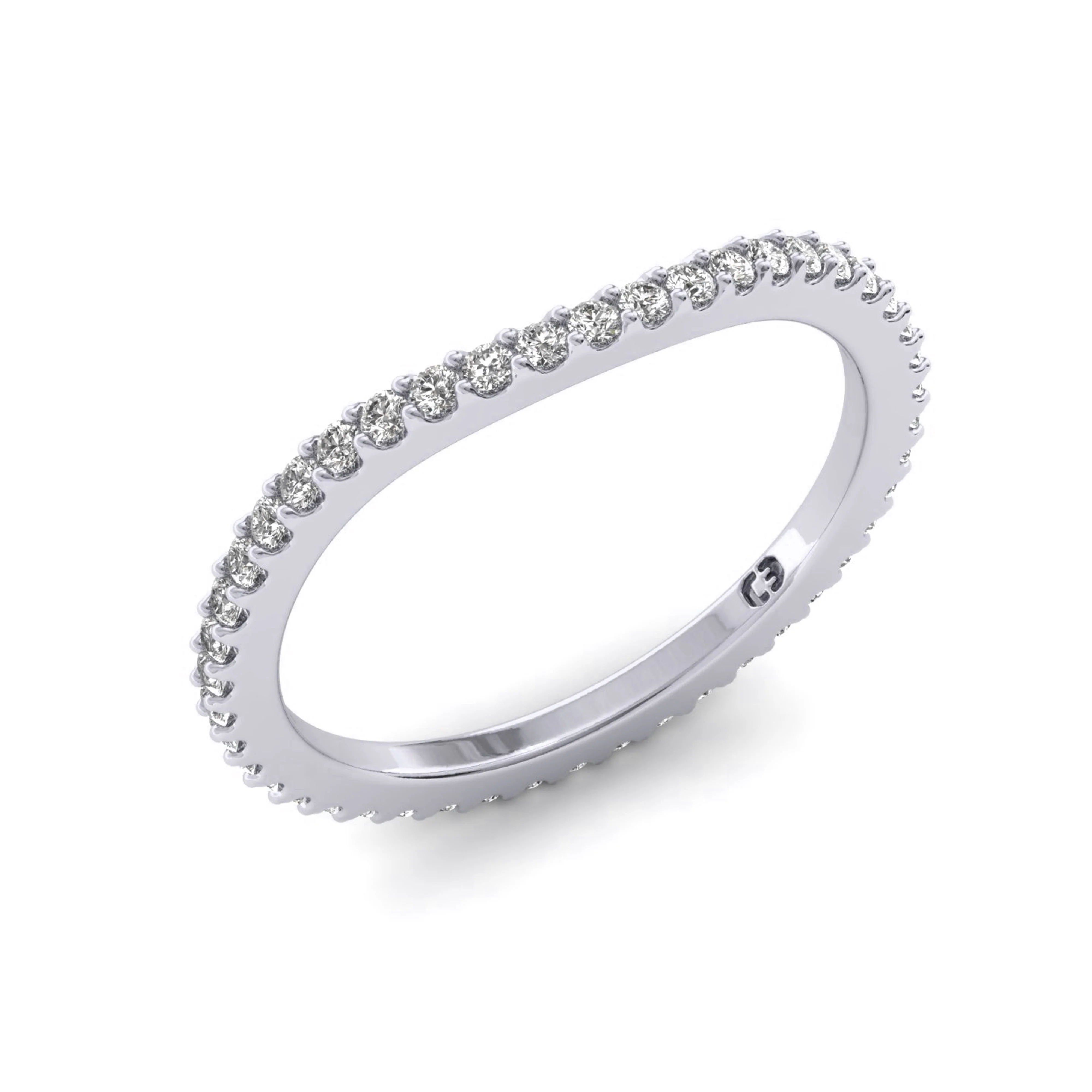 Cuban Empress Eternity Ring - Image 2
