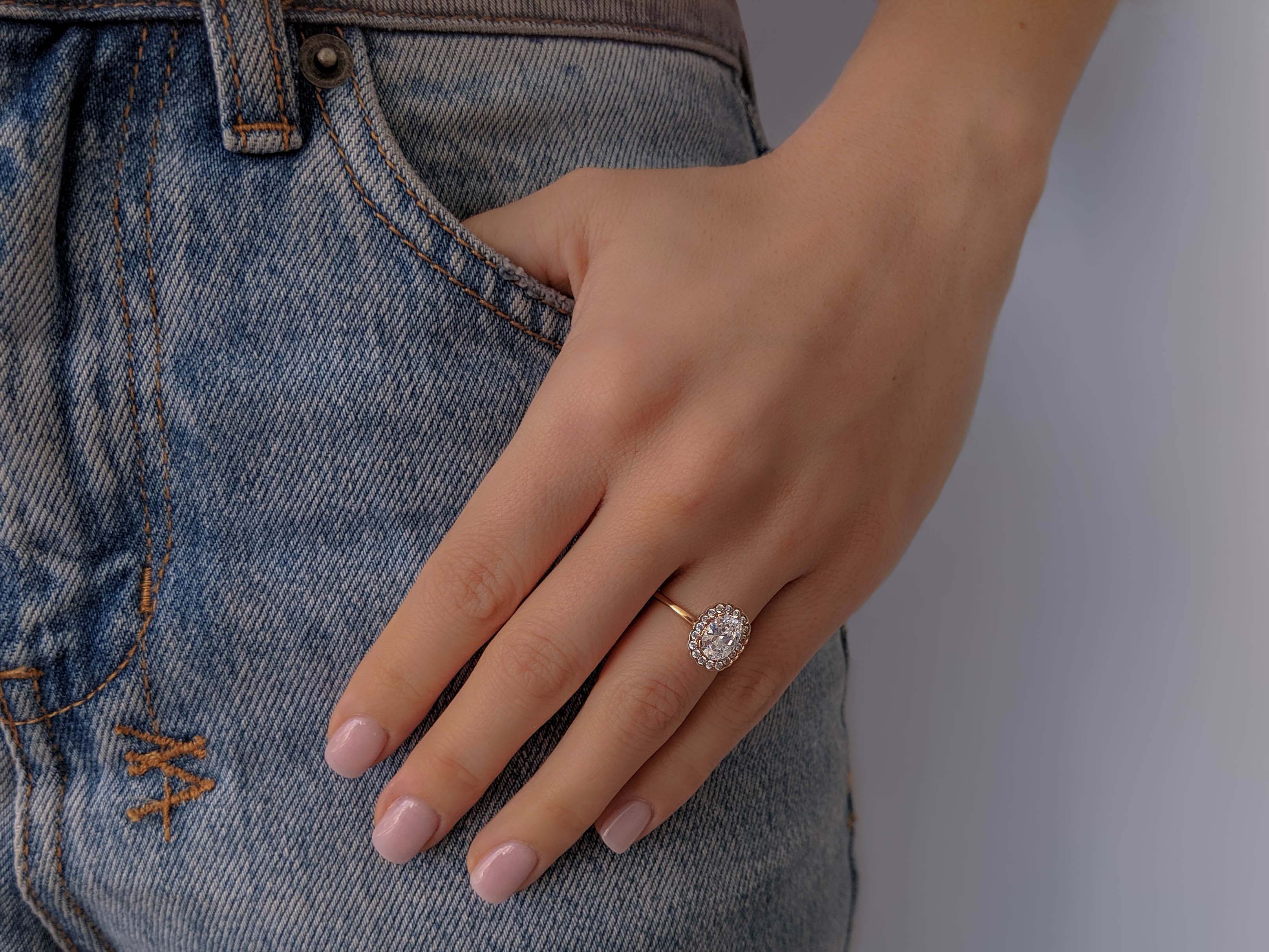 Cushion Diamond Engagement Ring - Image 4