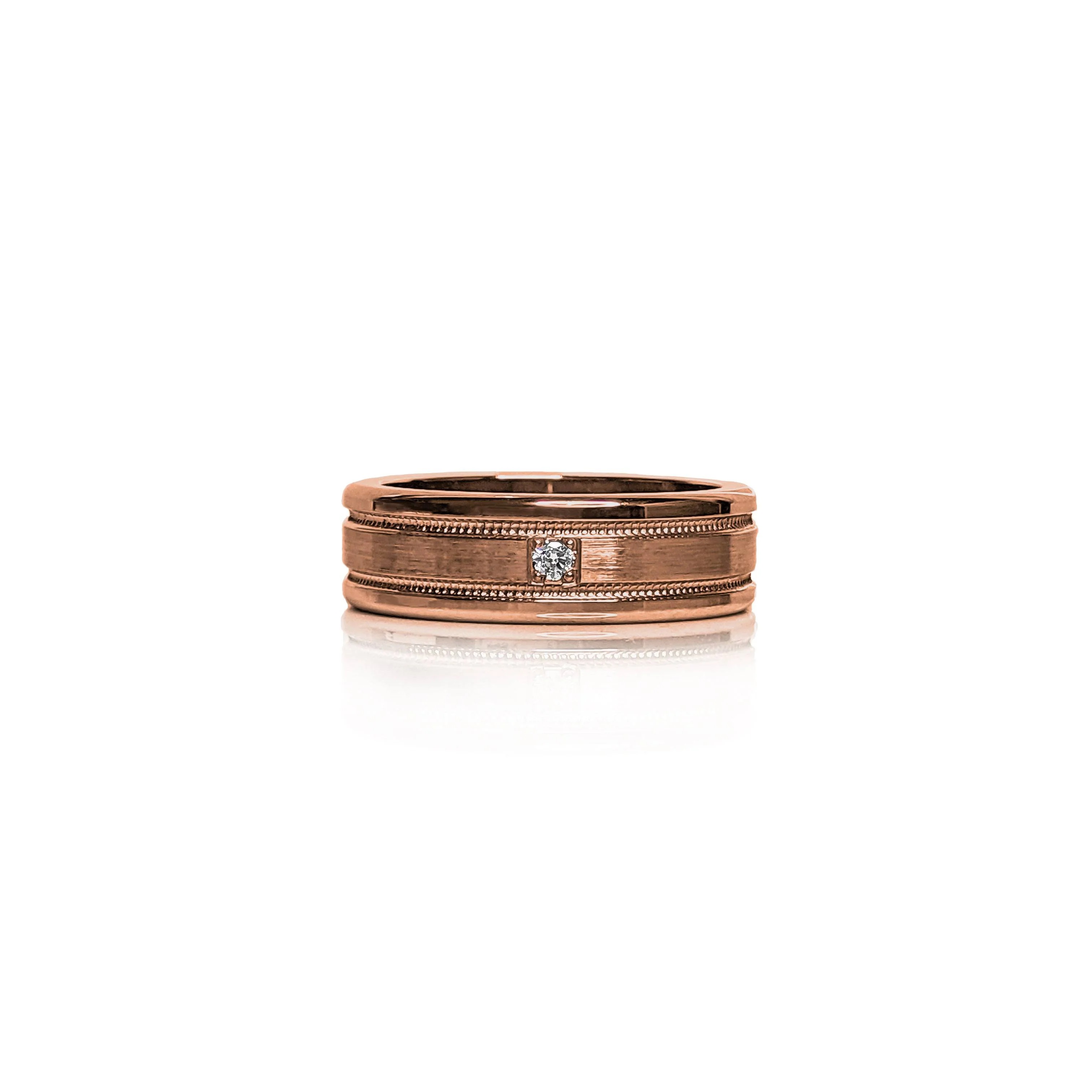 Diamond Milgrain Band - Image 3
