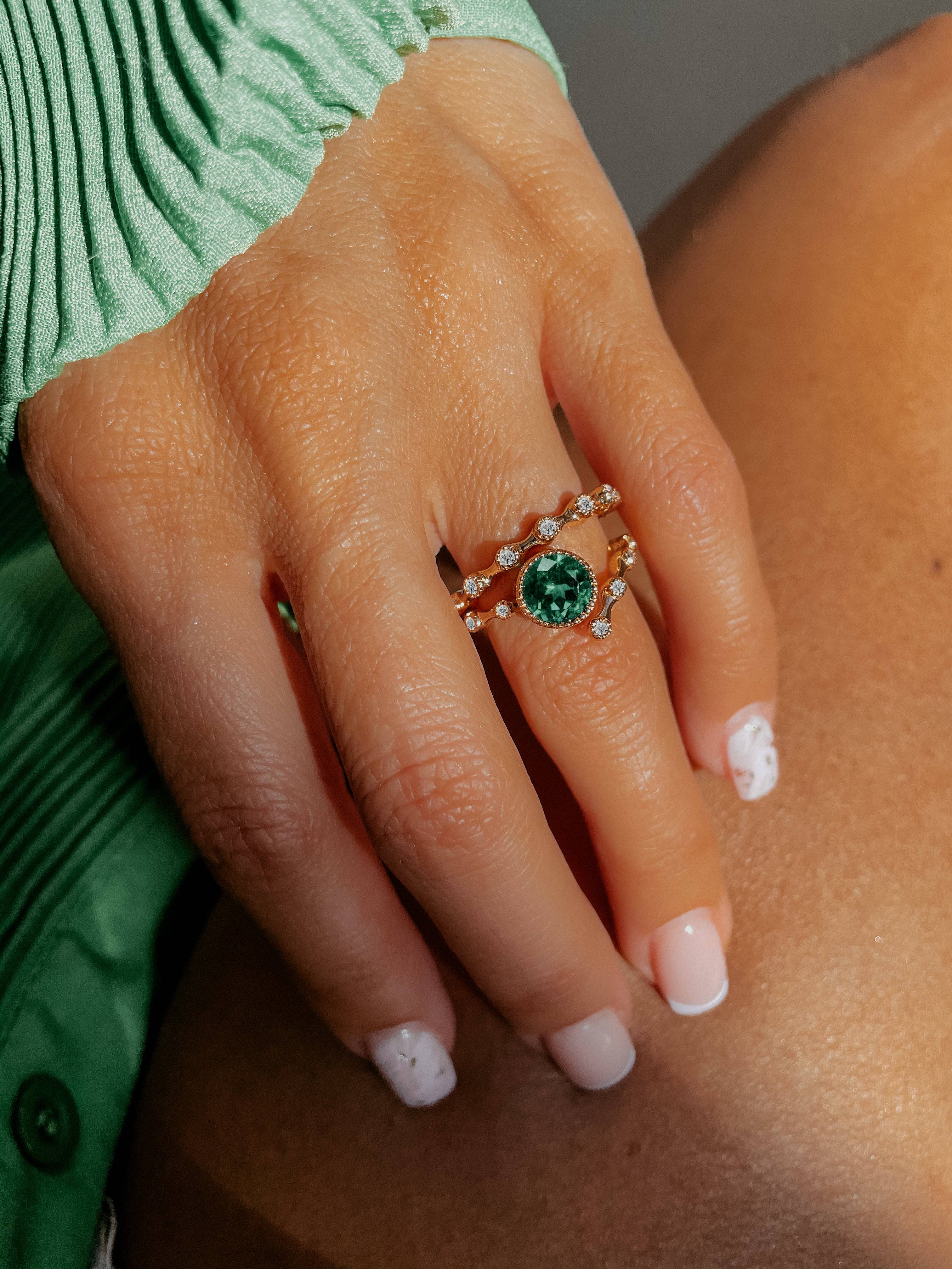 EMERALD CITY ENGAGEMENT RING - Image 2