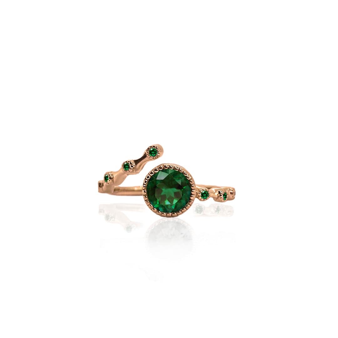 EMERALD CITY ENGAGEMENT RING - Image 4
