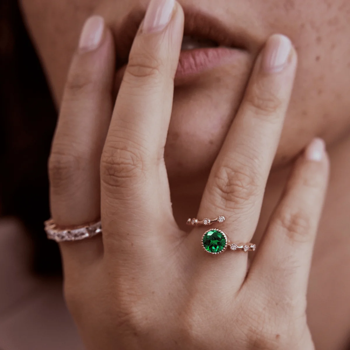 EMERALD CITY ENGAGEMENT RING - Image 5