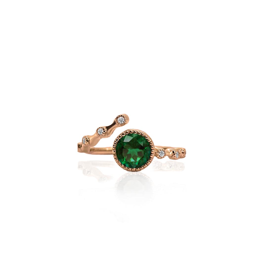 EMERALD CITY ENGAGEMENT RING - Image 6