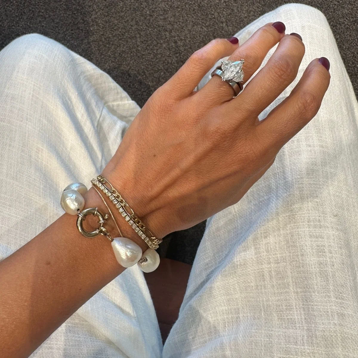 Baroque Pearl Bracelet - Image 5