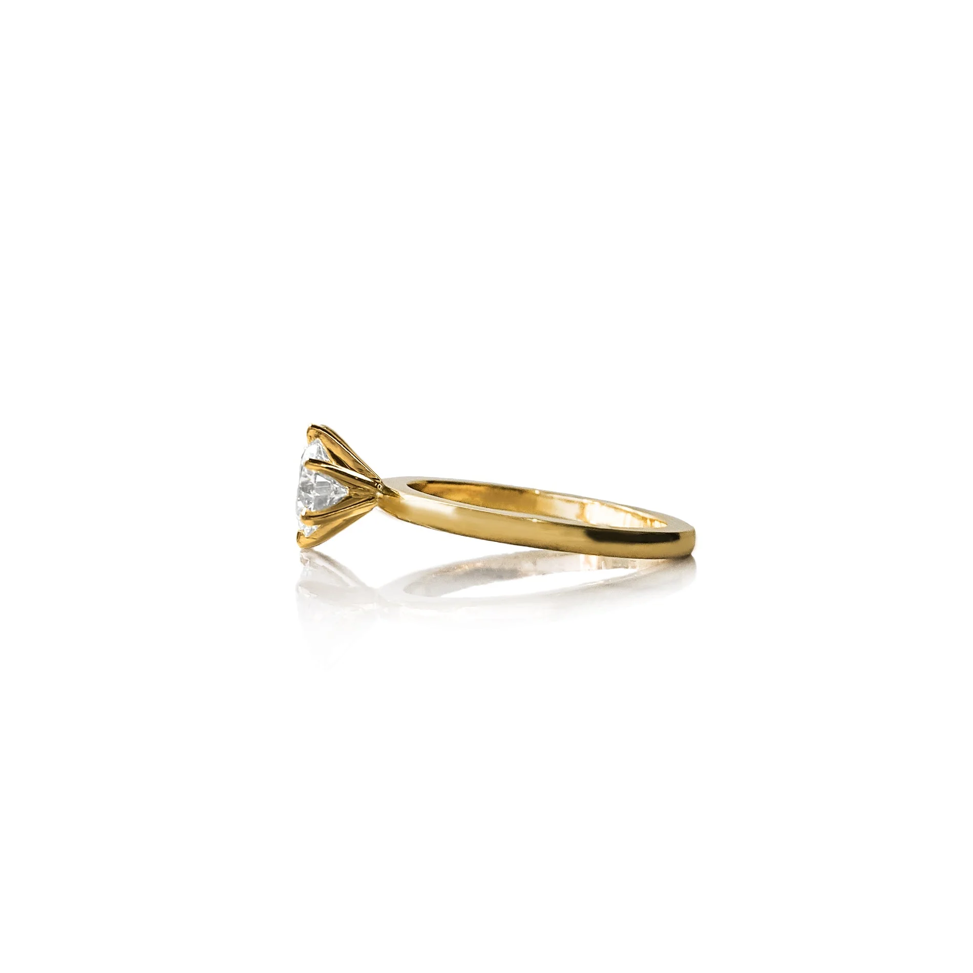 Gigi Round Brilliant Engagement Ring - Image 6