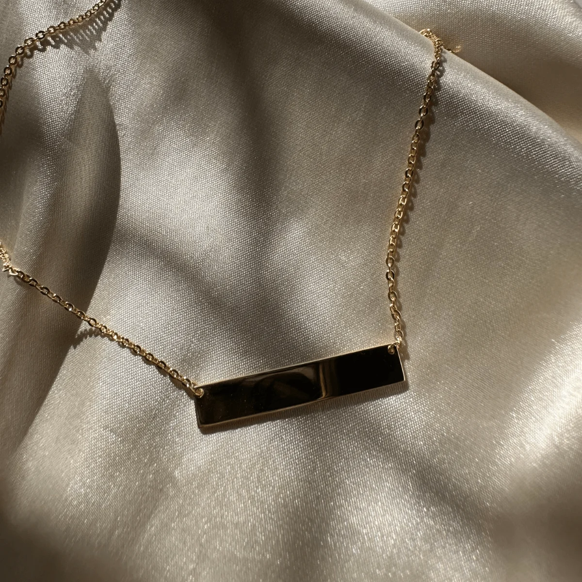 Gold Bar Necklace - Image 3