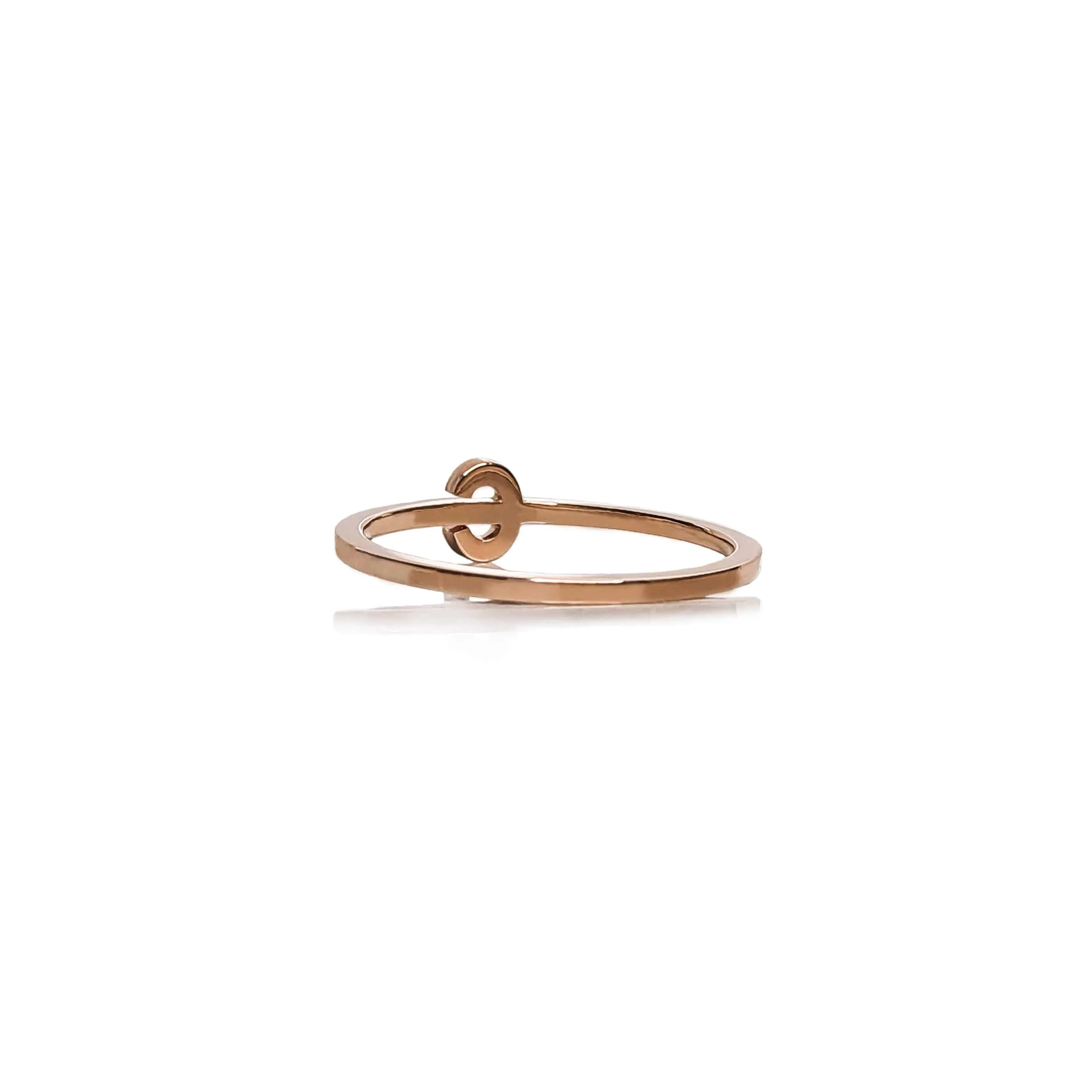 Gold Initial Ring - Image 7