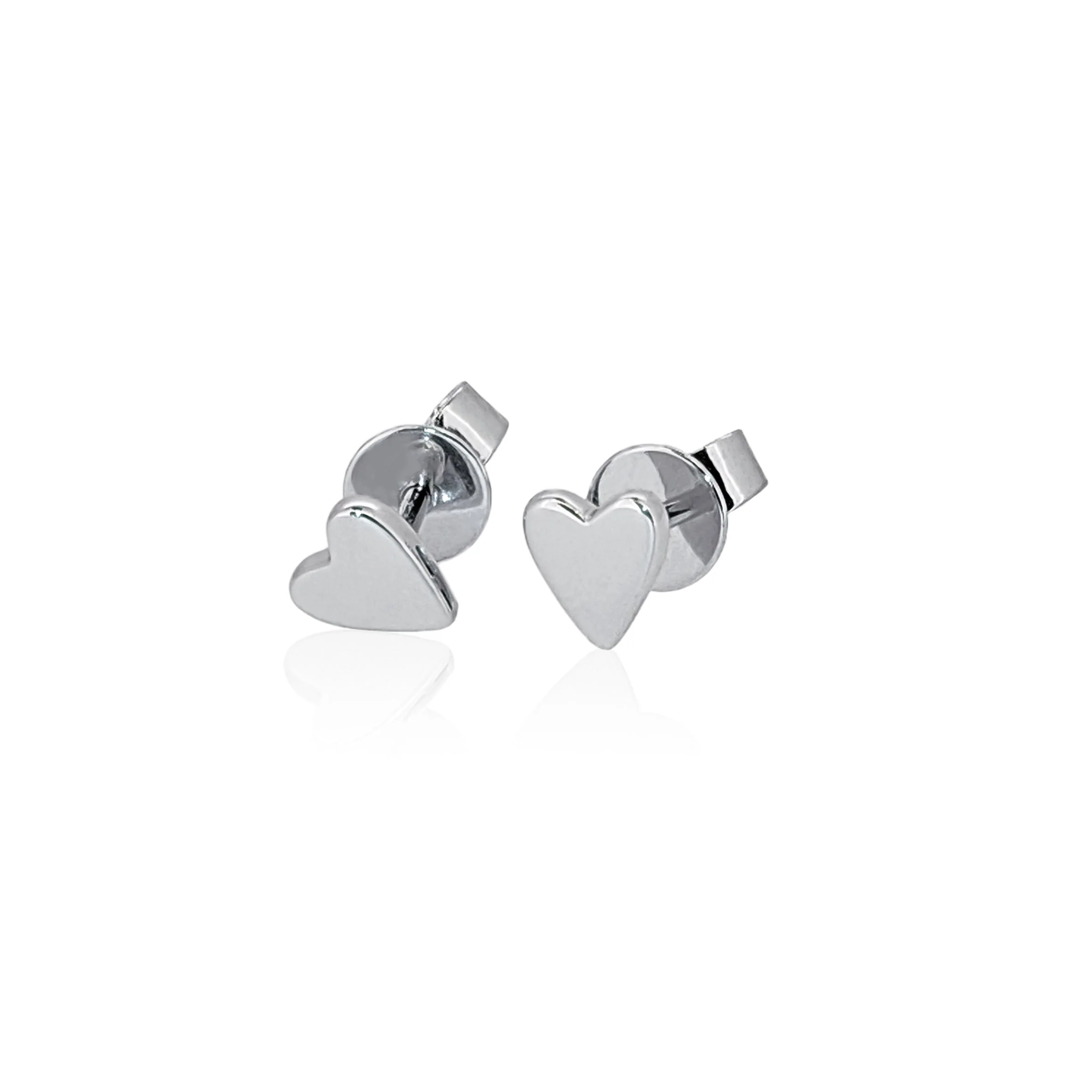 Gold Sweet Heart Studs - Image 3