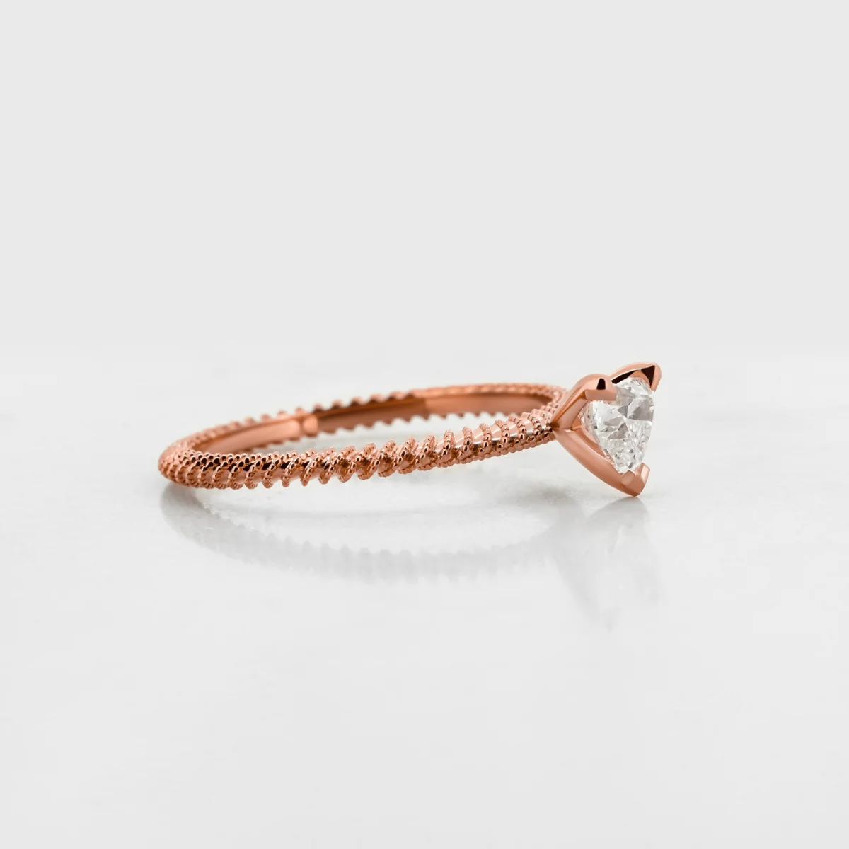 Heart Perlina Engagement Ring - Image 2