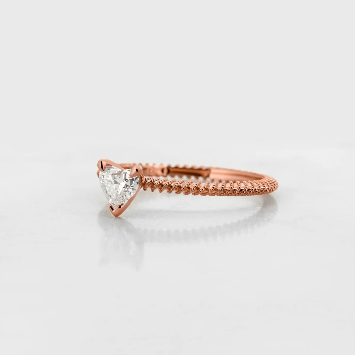 Heart Perlina Engagement Ring - Image 3
