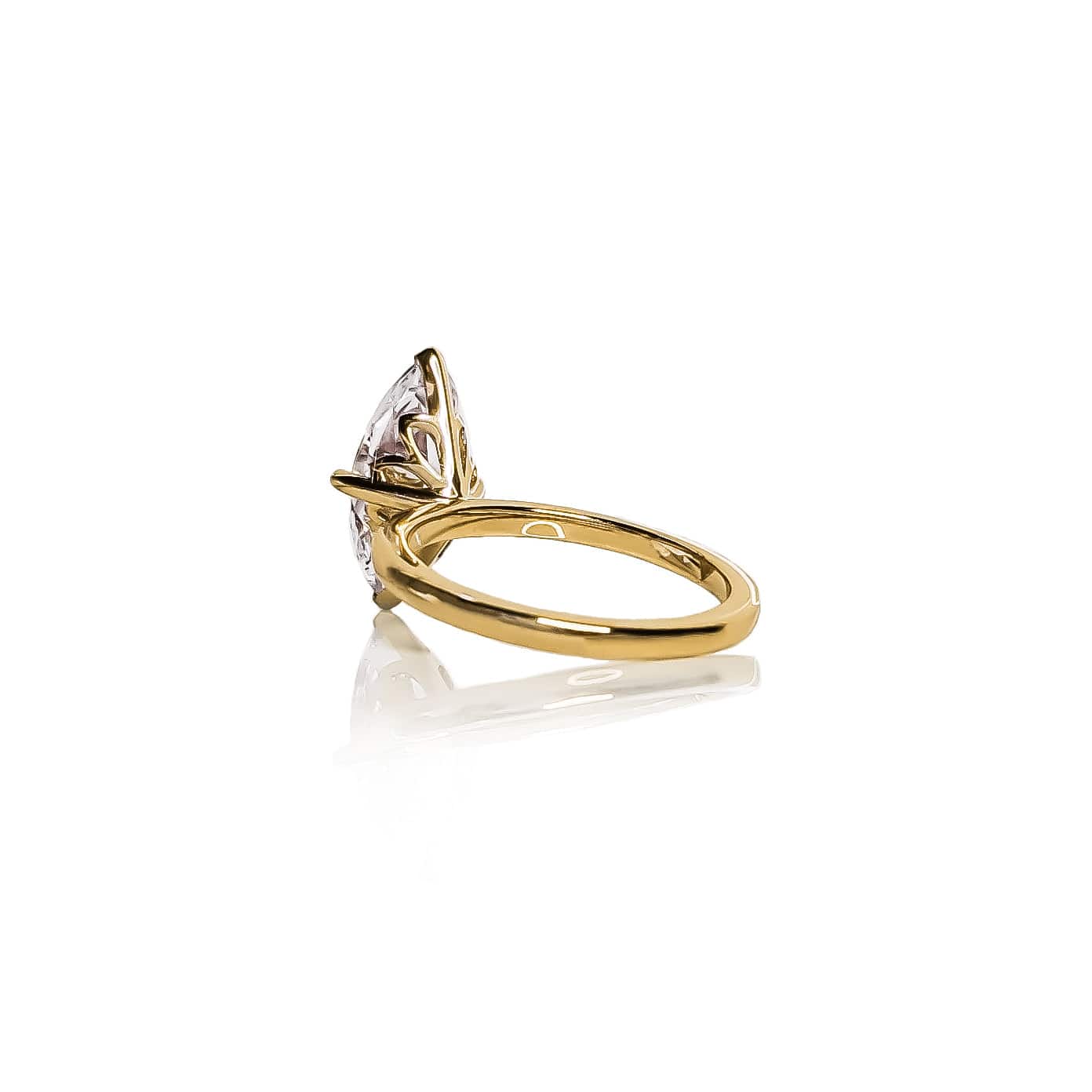 Marquise Tulip Engagement Ring - Image 9