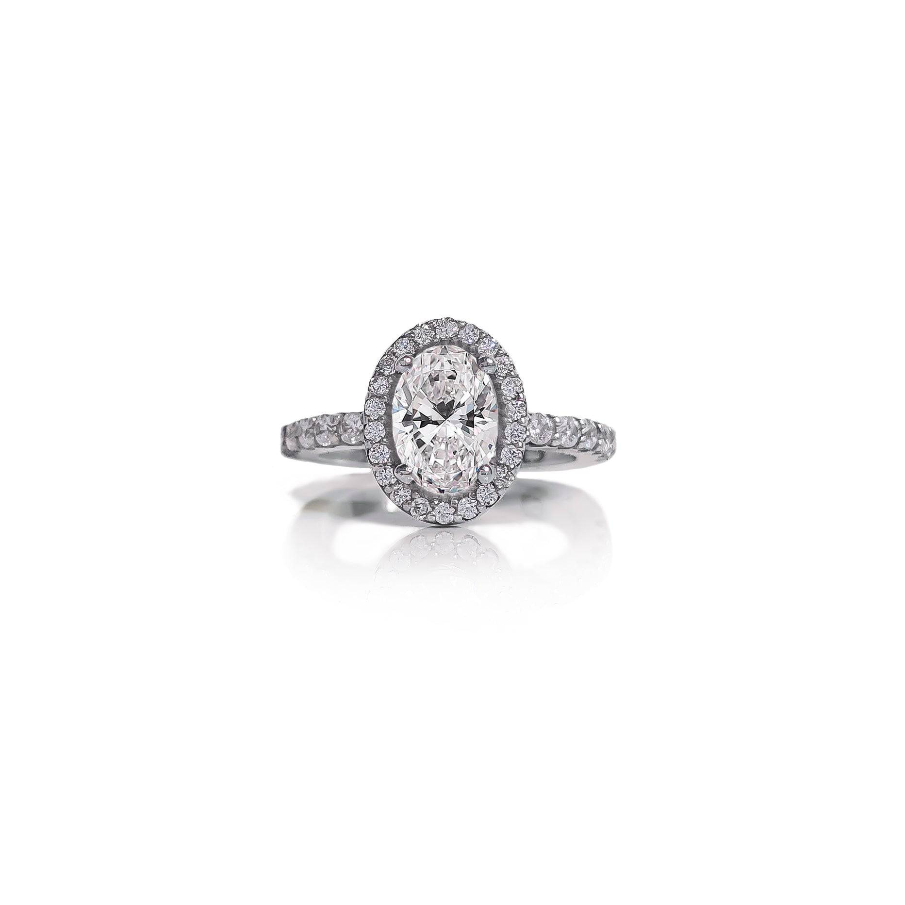 Oval Delight Engagement Ring - Image 3