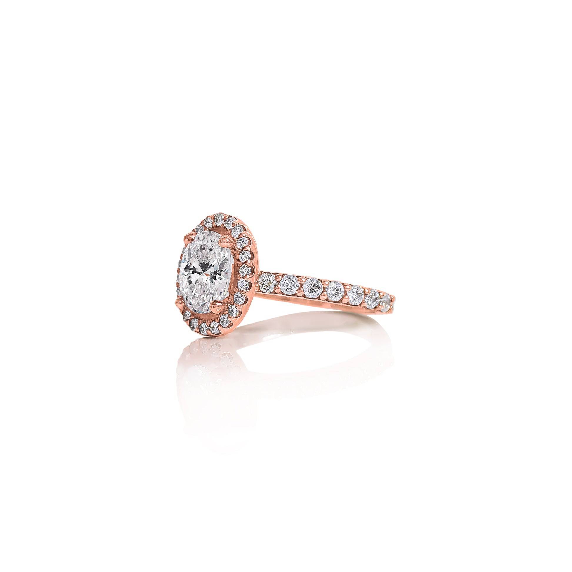 Oval Delight Engagement Ring - Image 4