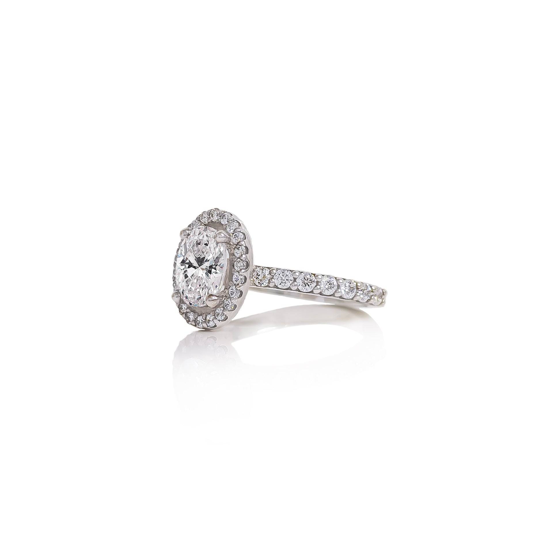 Oval Delight Engagement Ring - Image 5