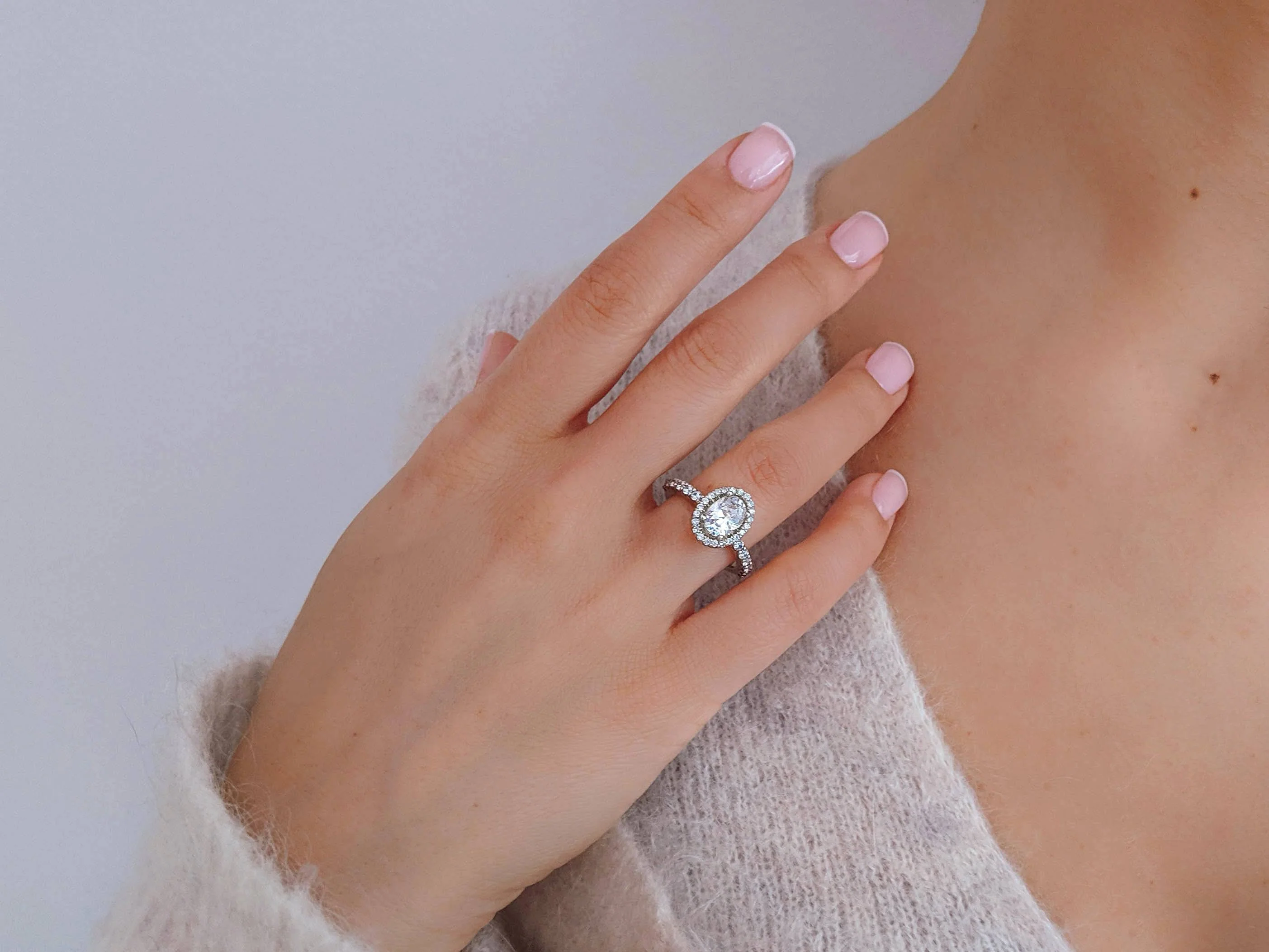 Oval Delight Engagement Ring - Image 7
