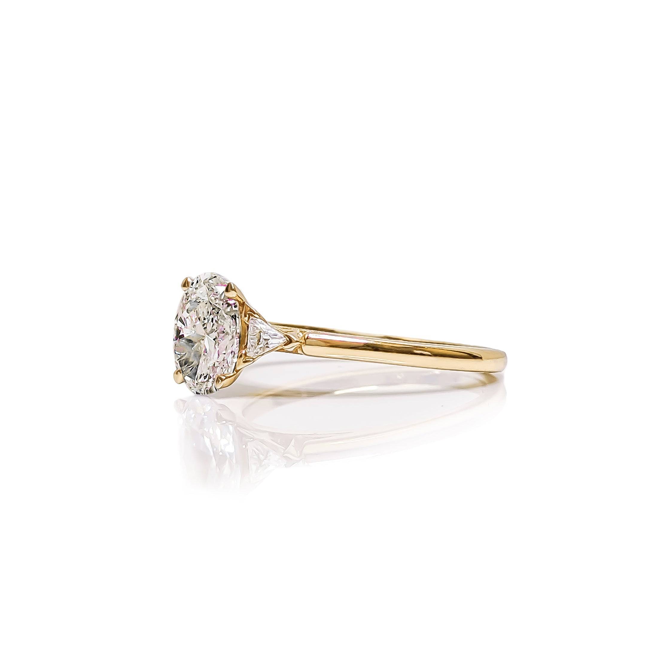 Oval Diamond Engagement Ring - Image 5