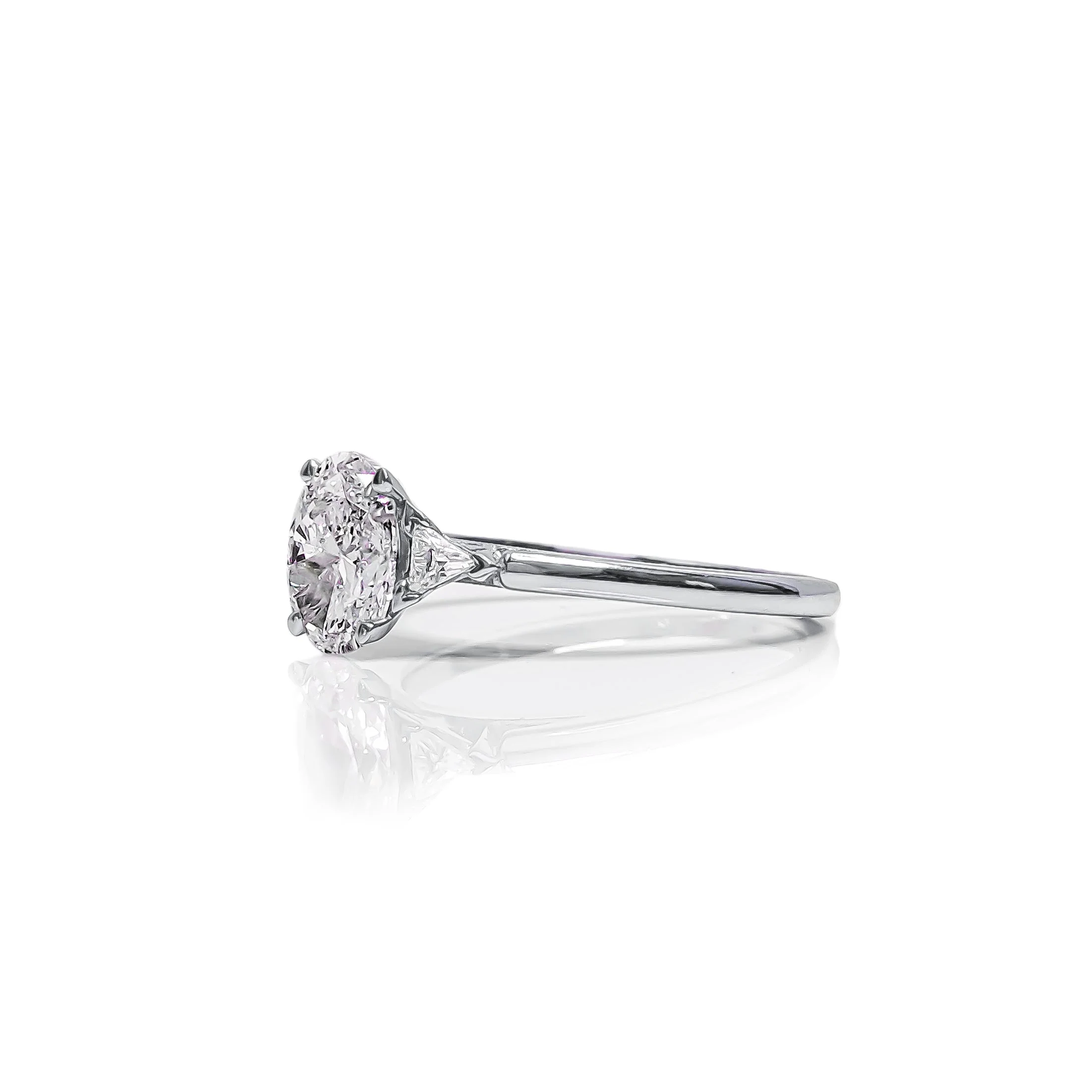 Oval Diamond Engagement Ring - Image 6
