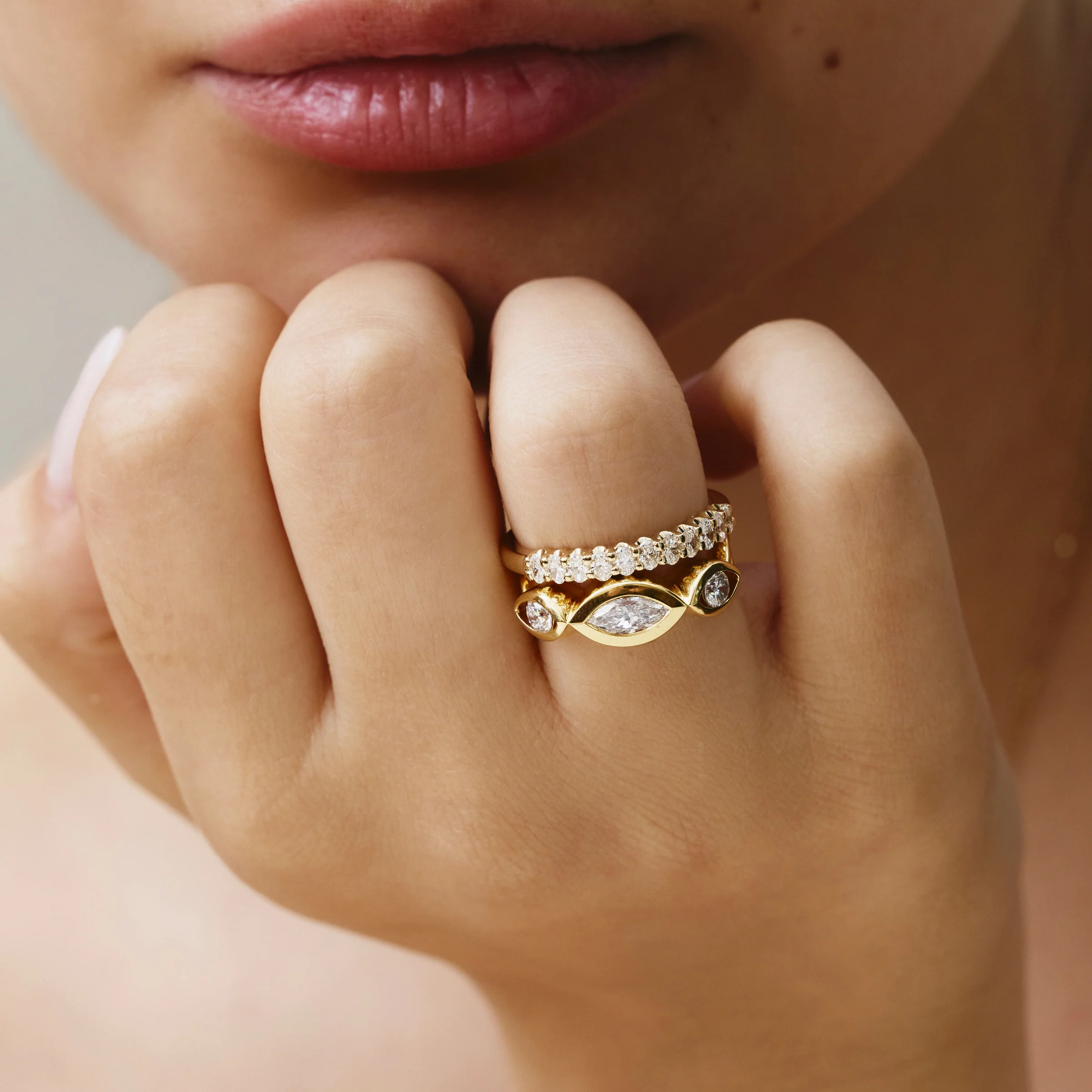 Oval Eternity Ring - Image 2