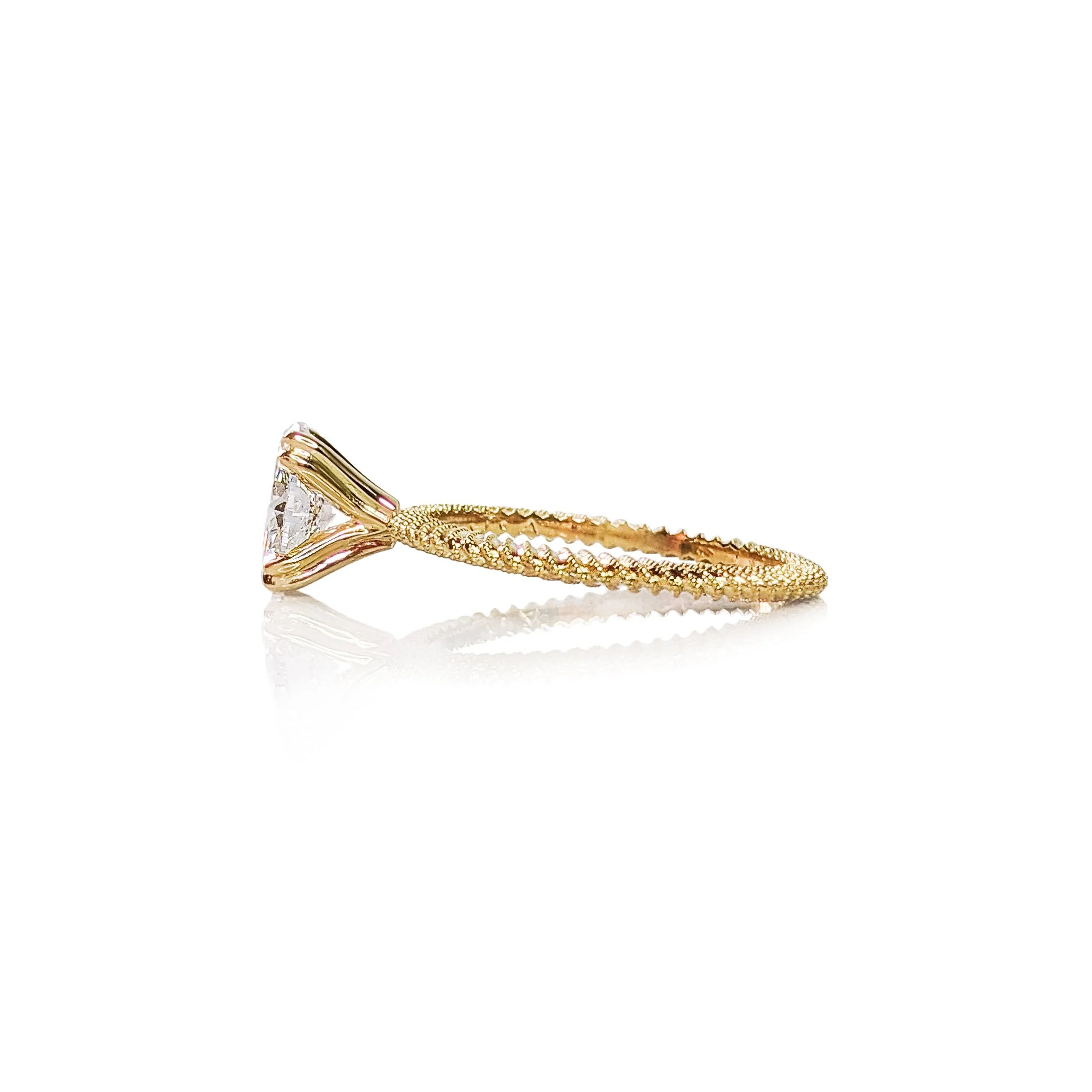 Oval Perlina Engagement Ring - Image 5