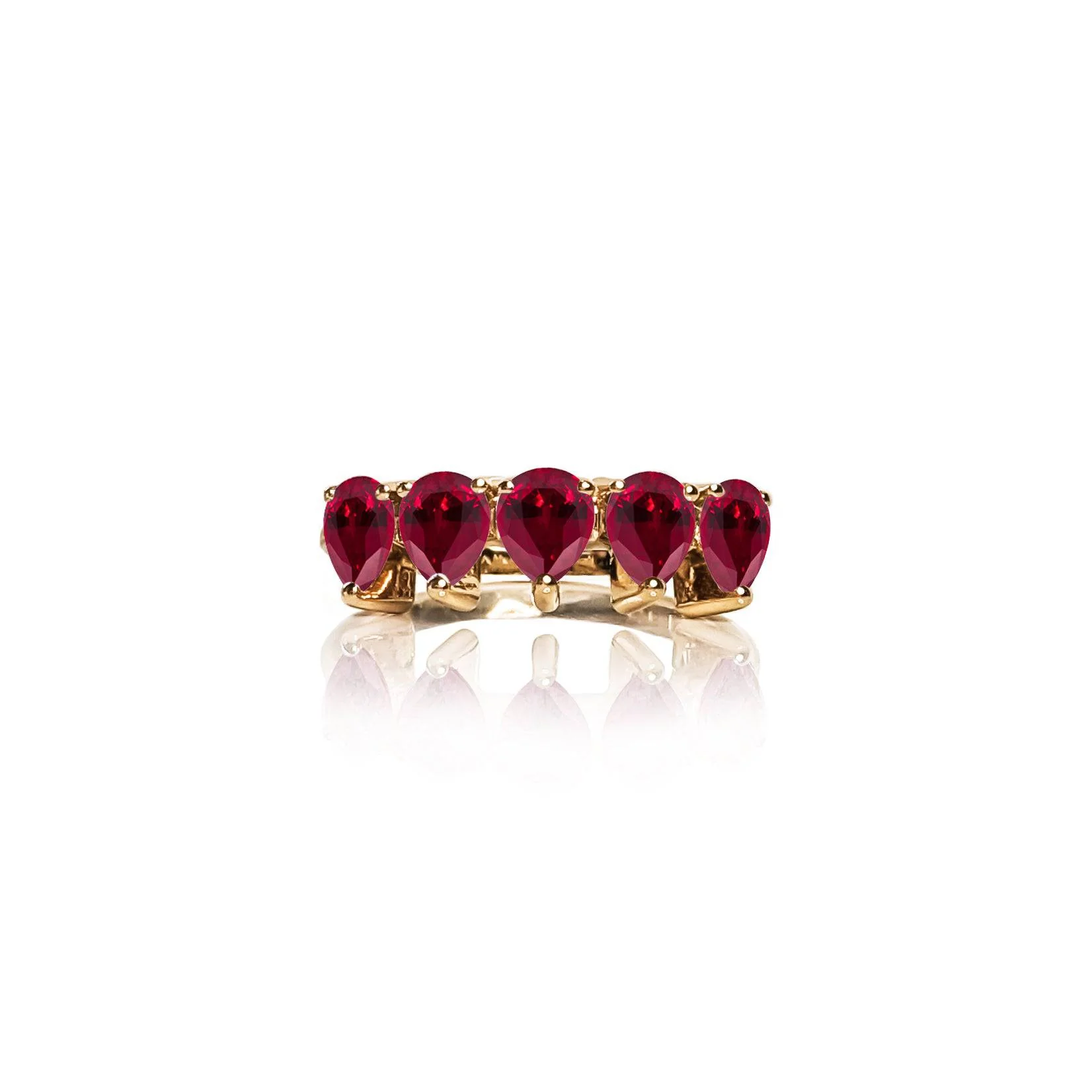 PEAR RUBY Ring - Image 2