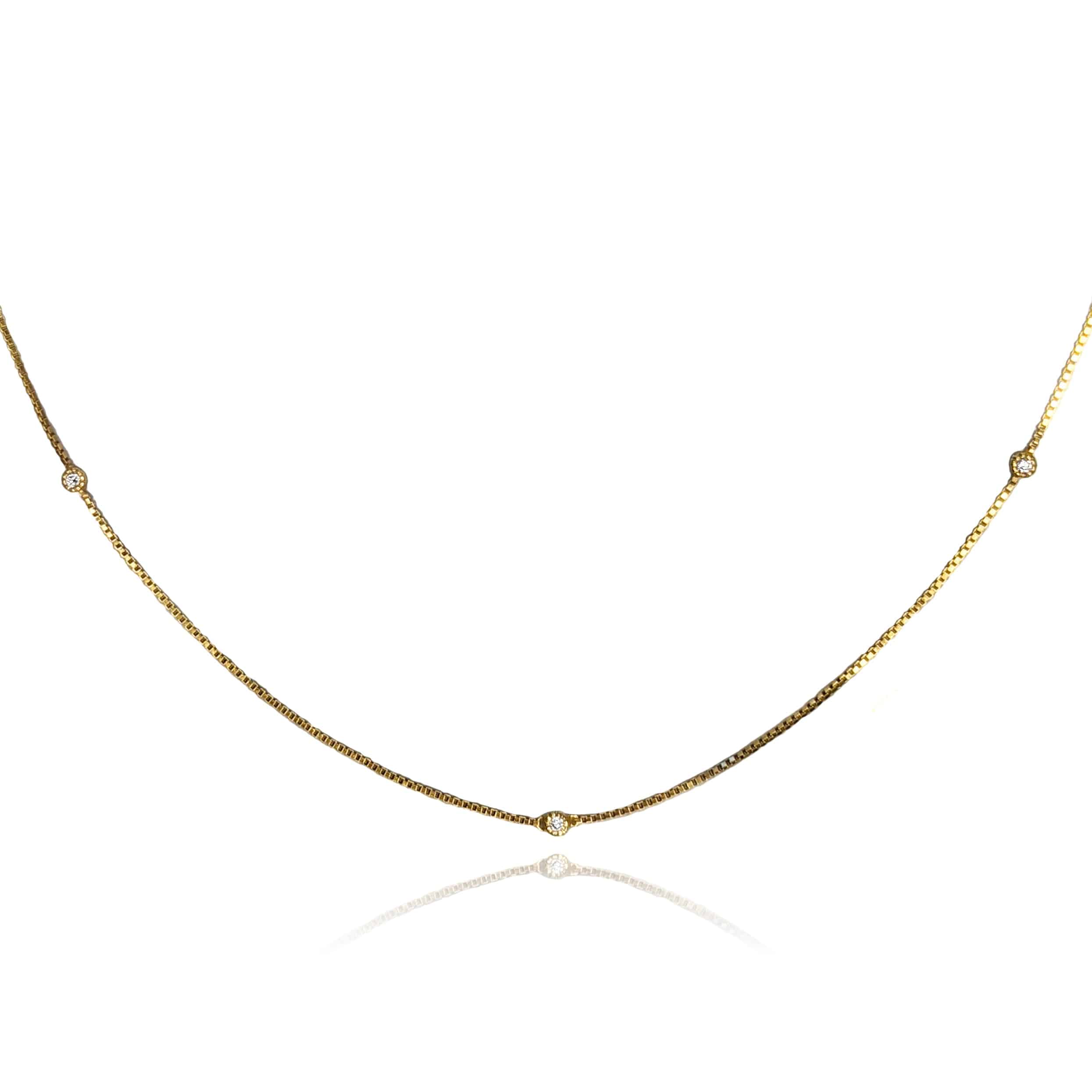 Petite Diamond Necklace - Image 2