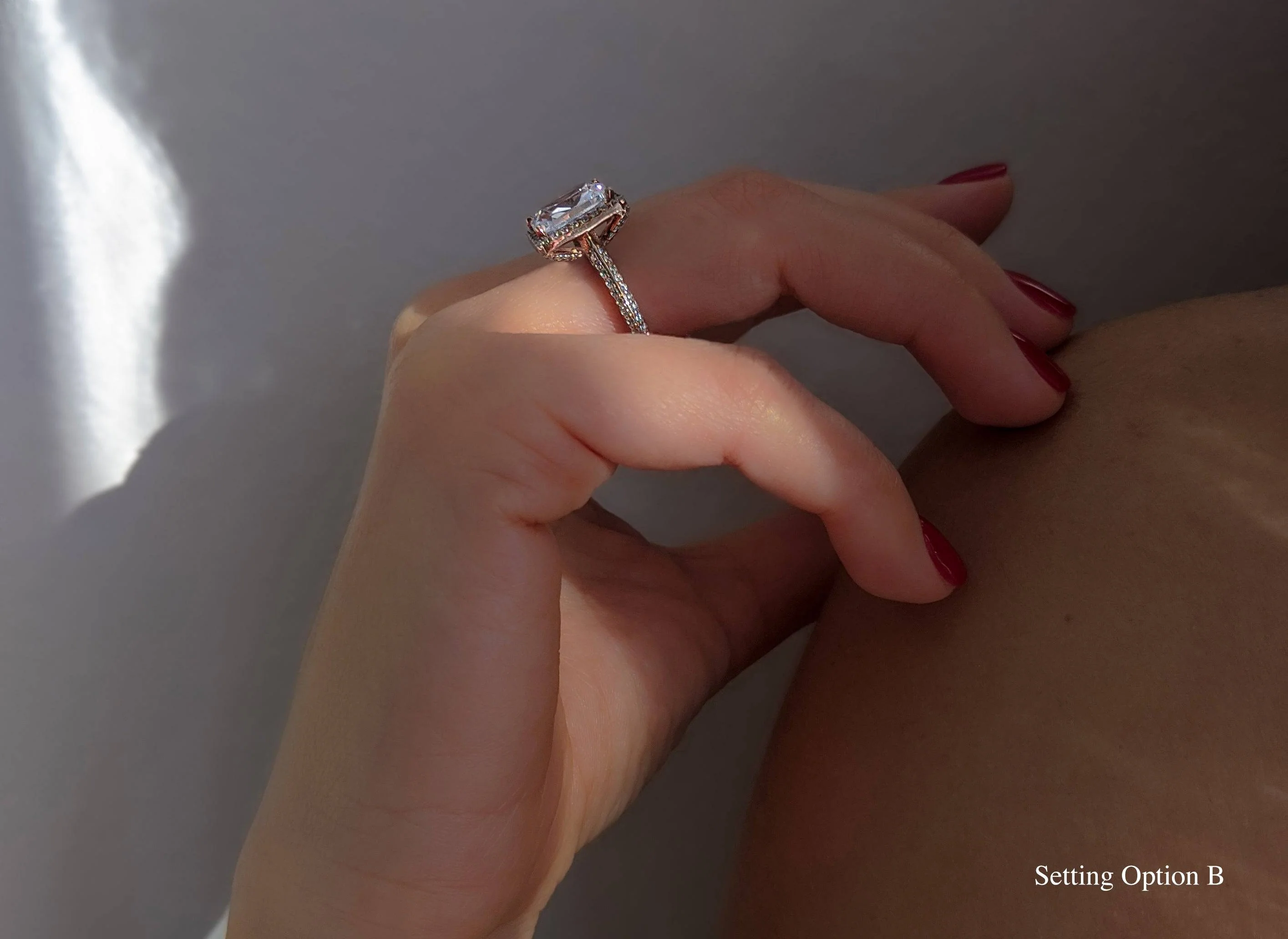 Radiant Engagement Ring - Image 13