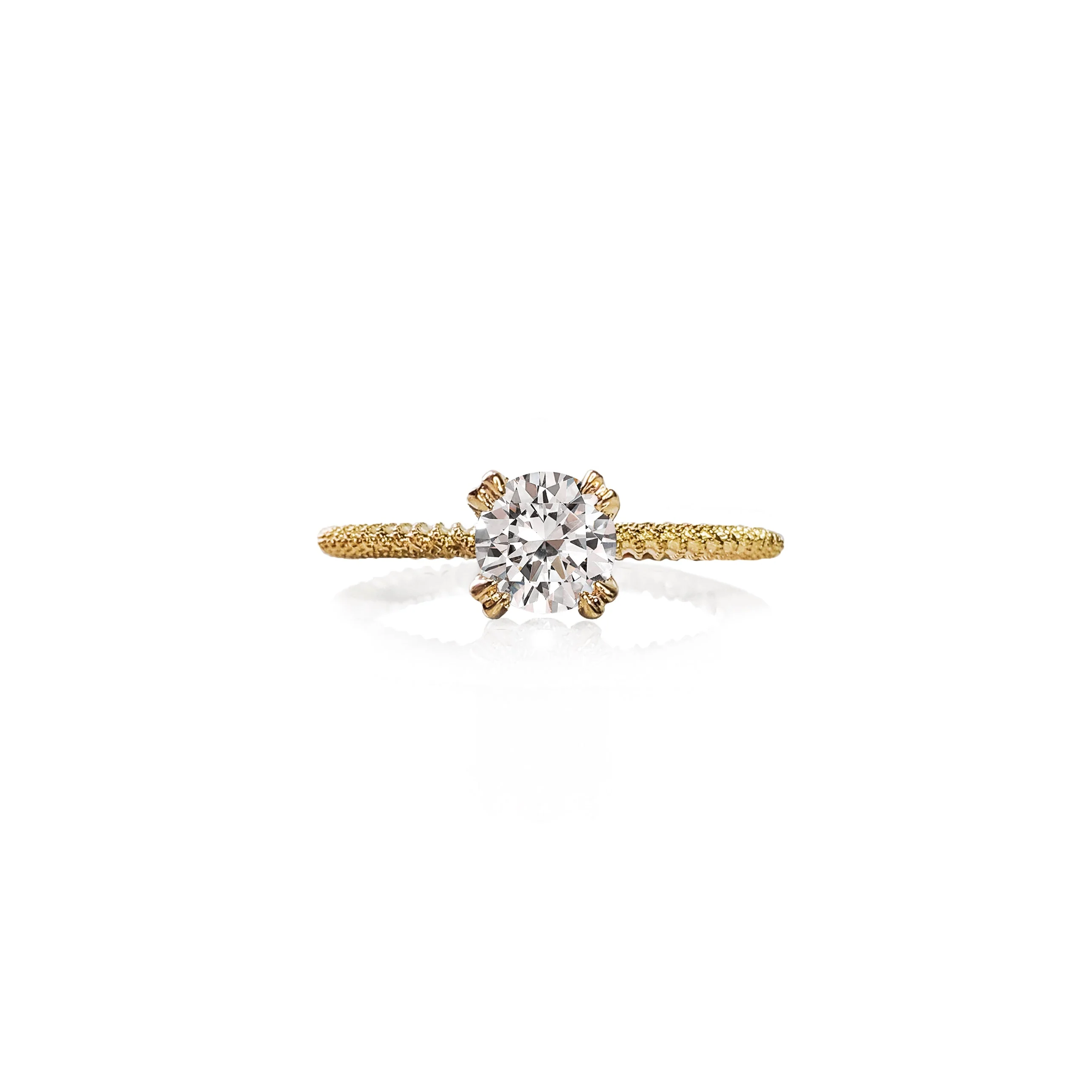 Round Perlina Engagement Ring - Image 2