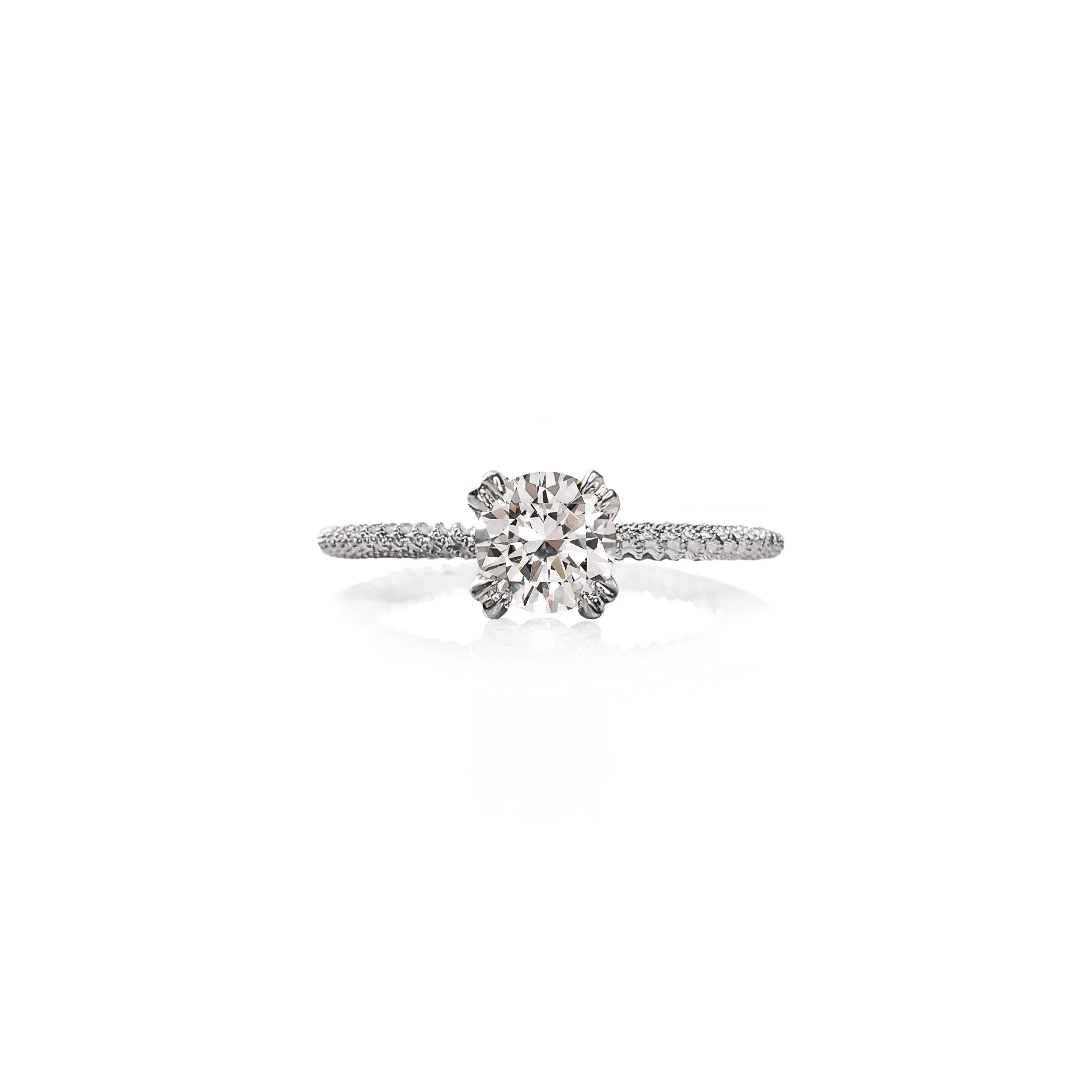 Round Perlina Engagement Ring - Image 3