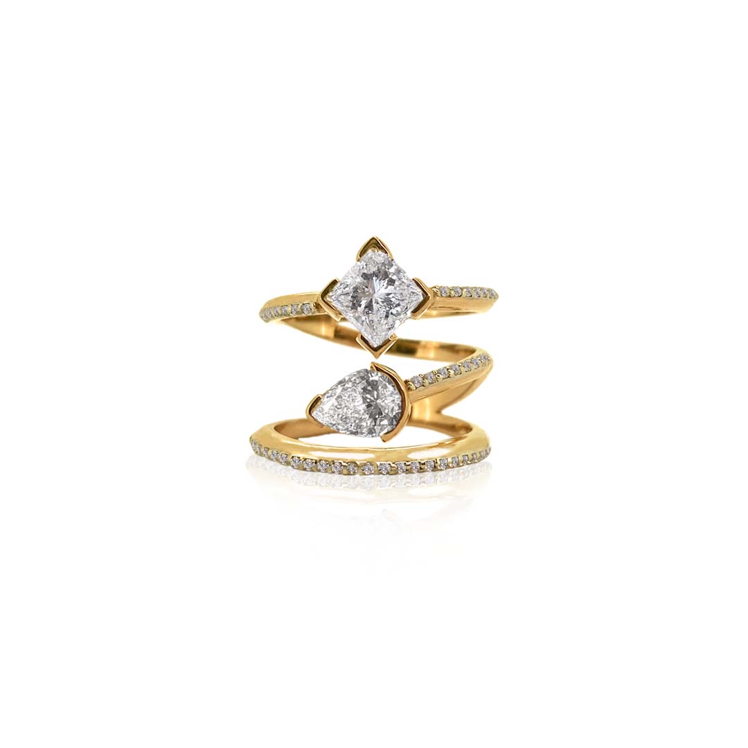 TRE ONDE ENGAGEMENT RING - Image 3