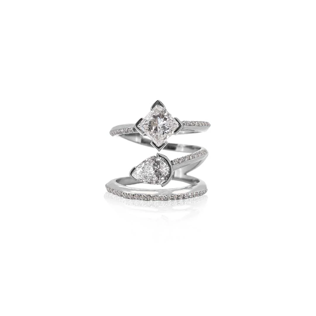 TRE ONDE ENGAGEMENT RING - Image 4