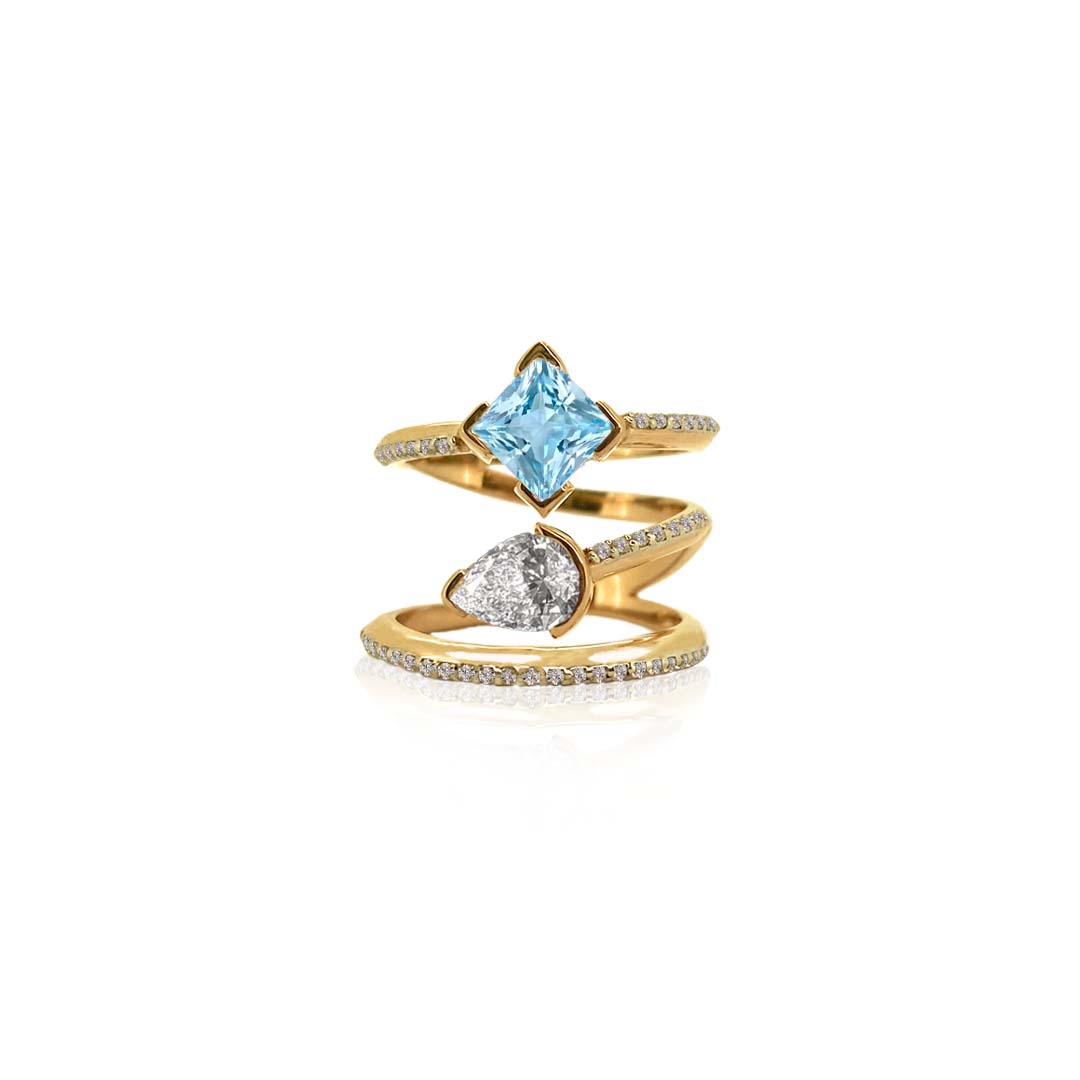 TRE ONDE ENGAGEMENT RING - Image 7