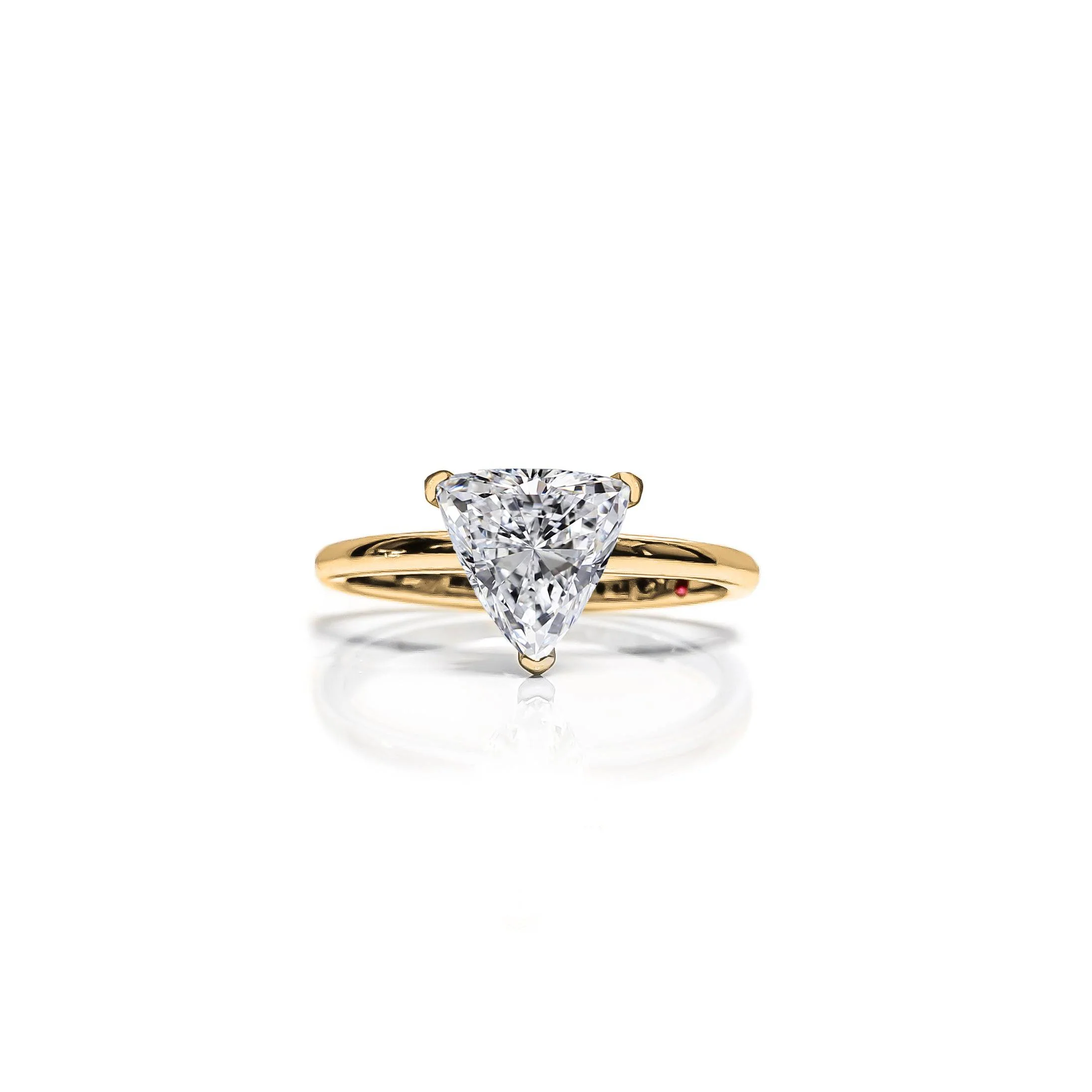 Trilliant Diamond Engagement Ring - Image 2