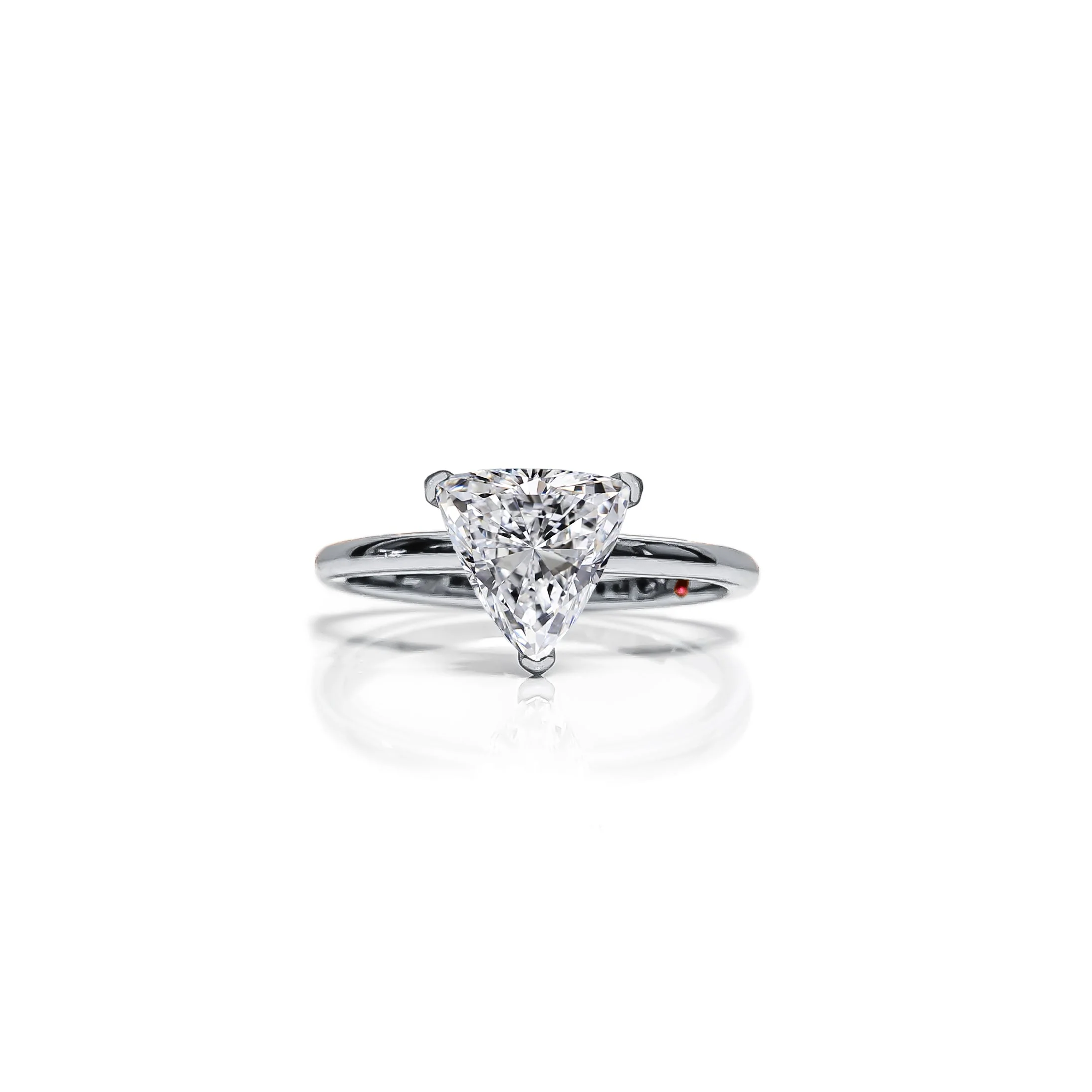 Trilliant Diamond Engagement Ring - Image 3