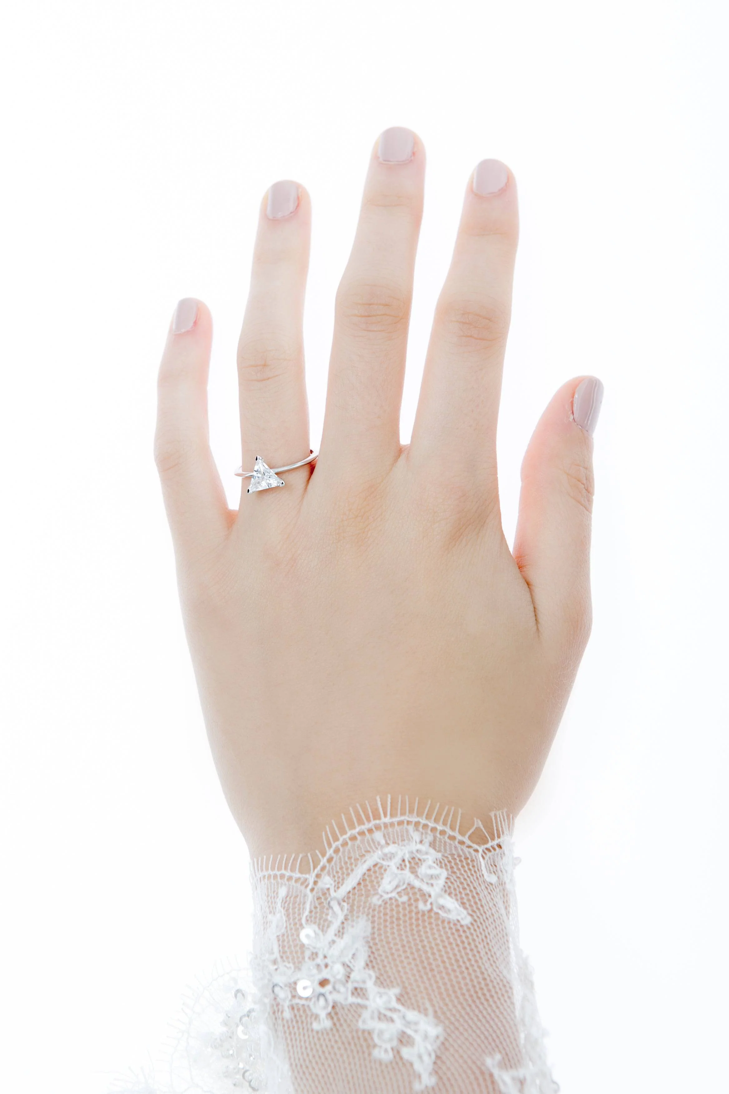 Trilliant Diamond Engagement Ring - Image 4