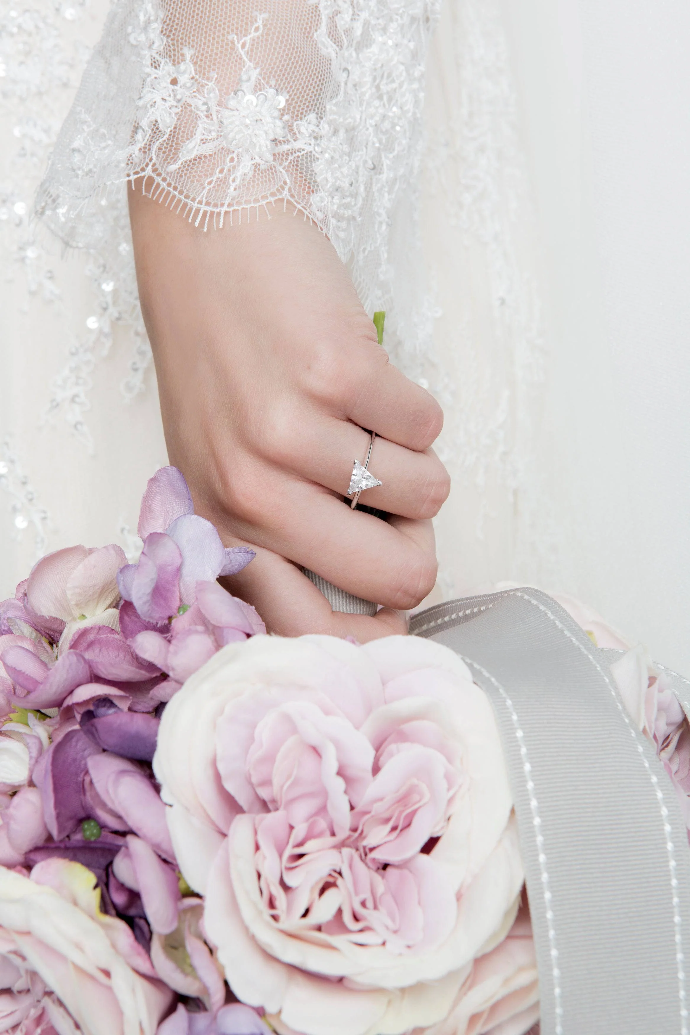 Trilliant Diamond Engagement Ring - Image 5